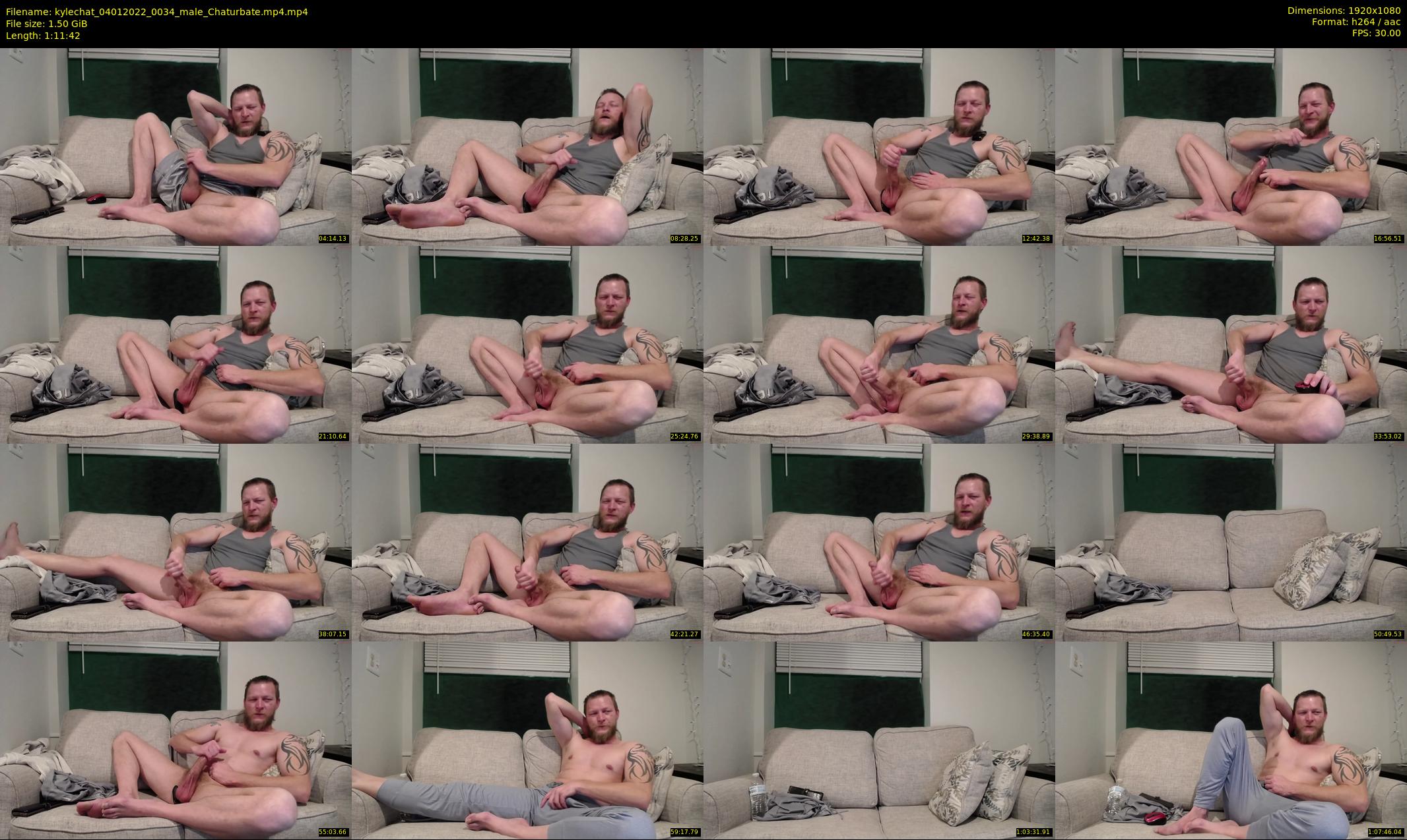 kylechat — 72 minute Chaturbate male cam show recording, 1080p, Jan 4, 2022