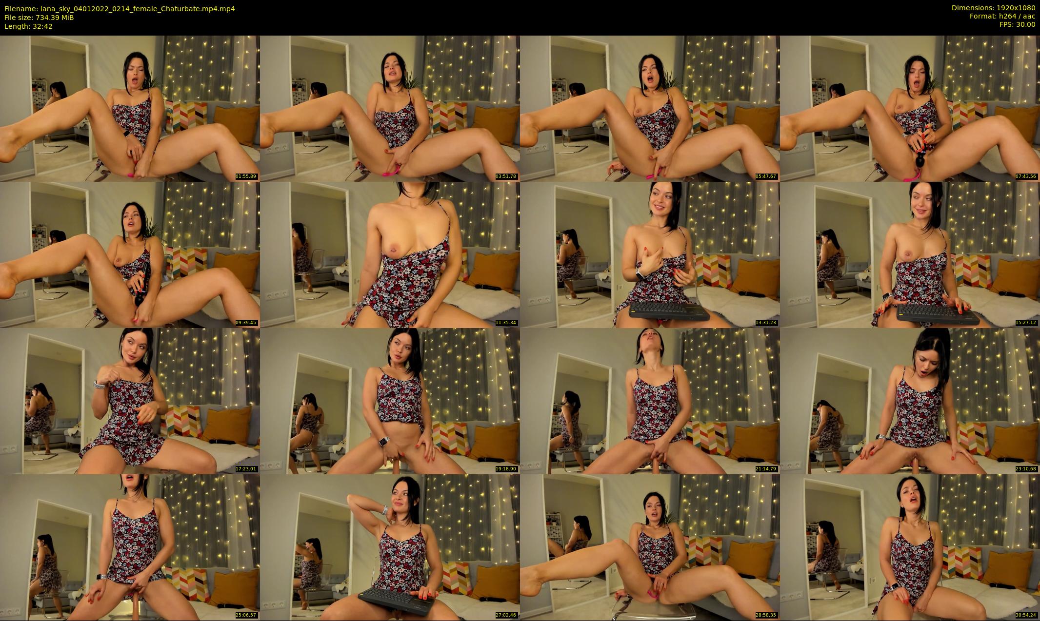 lana_sky — 33 minute Chaturbate female cam show recording, 1080p, Jan 4, 2022