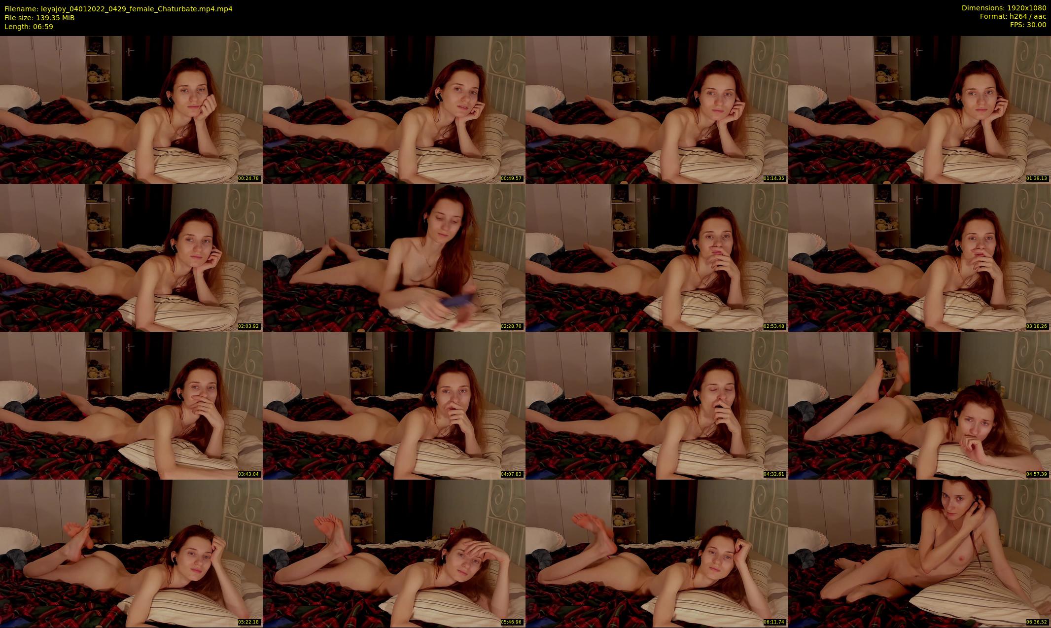 leyajoy — 7 minute Chaturbate female cam show recording, 1080p, Jan 4, 2022
