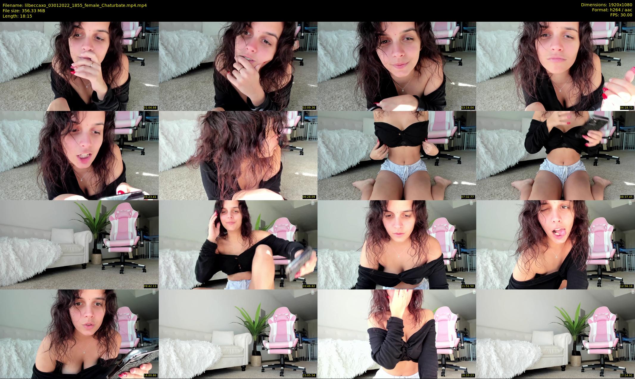 lilbeccaxo — 19 minute Chaturbate female cam show recording, 1080p, Jan 3, 2022