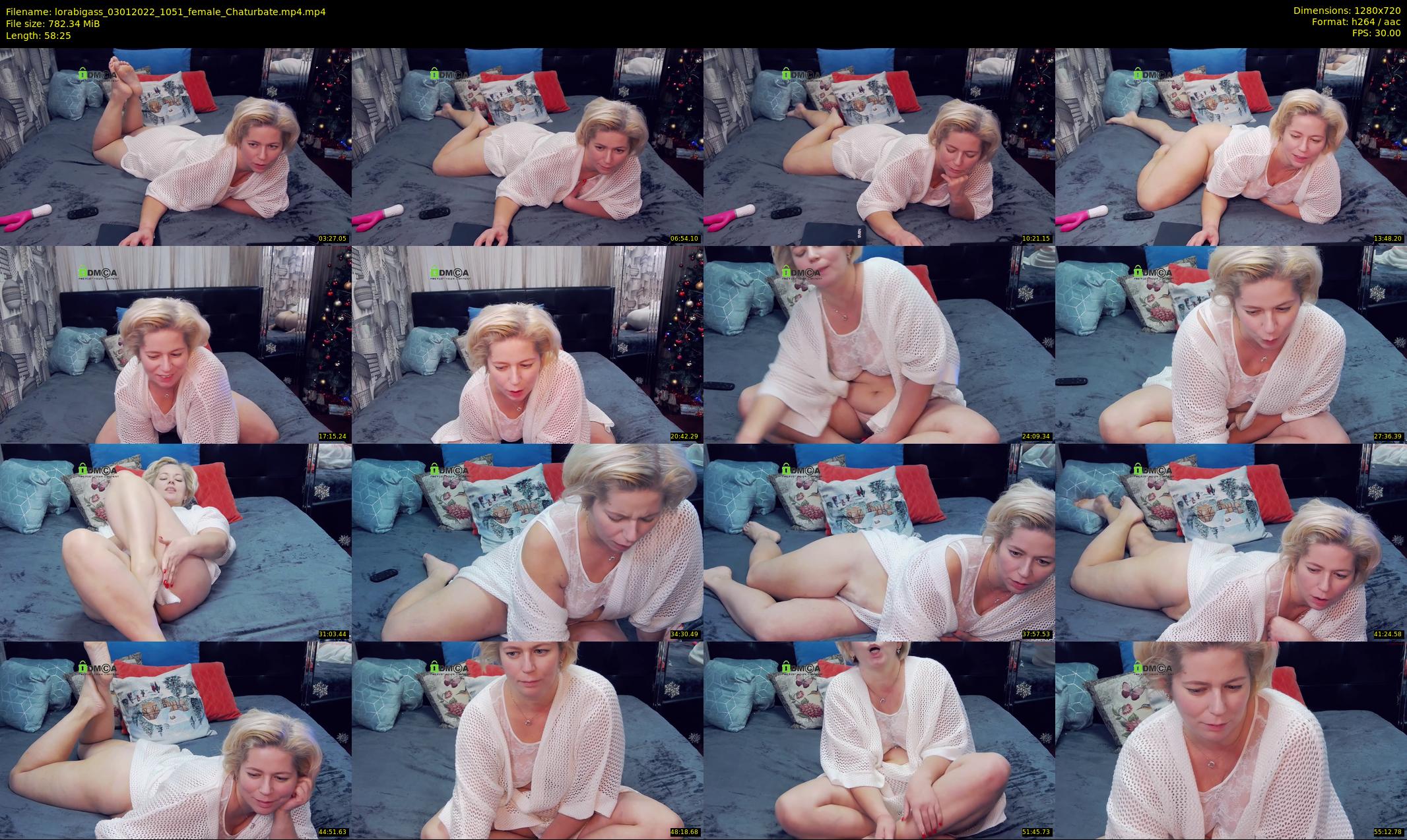 lorabigass — 59 minute Chaturbate female cam show recording, 720p, Jan 3, 2022