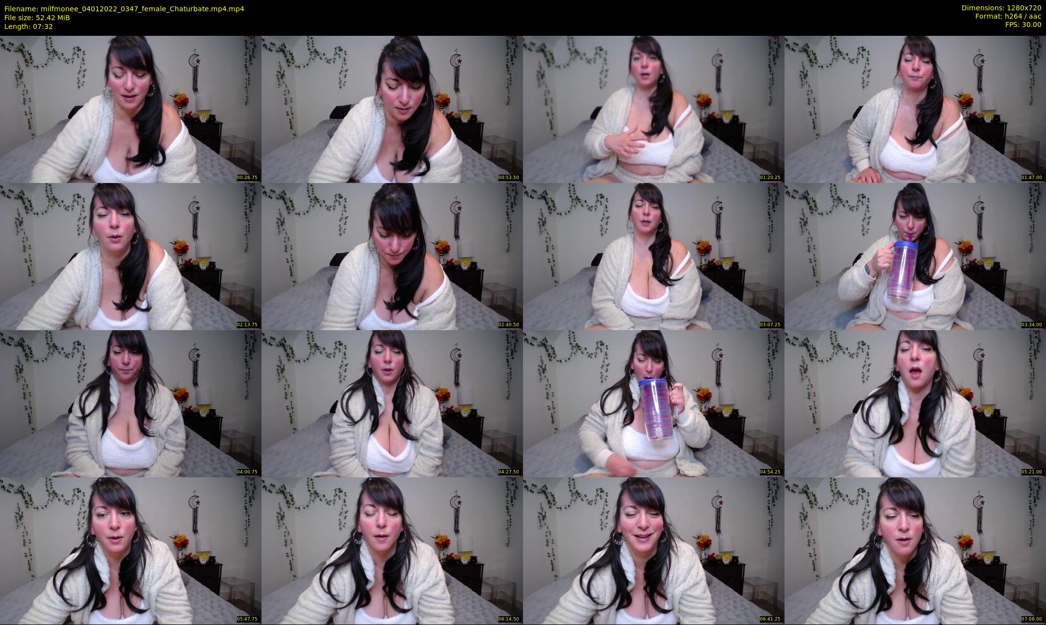 milfmonee — 8 minute Chaturbate female cam show recording, 720p, Jan 4, 2022
