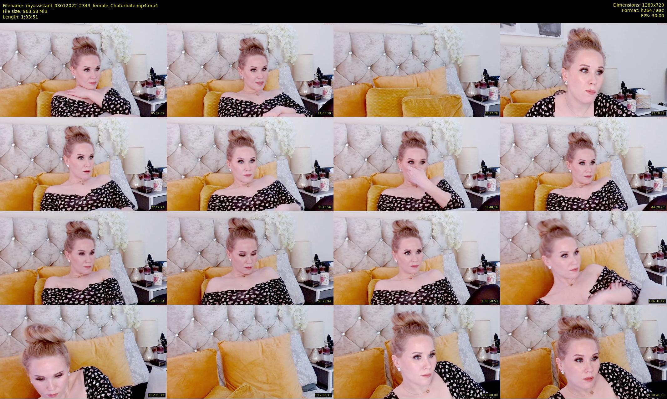 myassistant — 94 minute Chaturbate female cam show recording, 720p, Jan 3, 2022