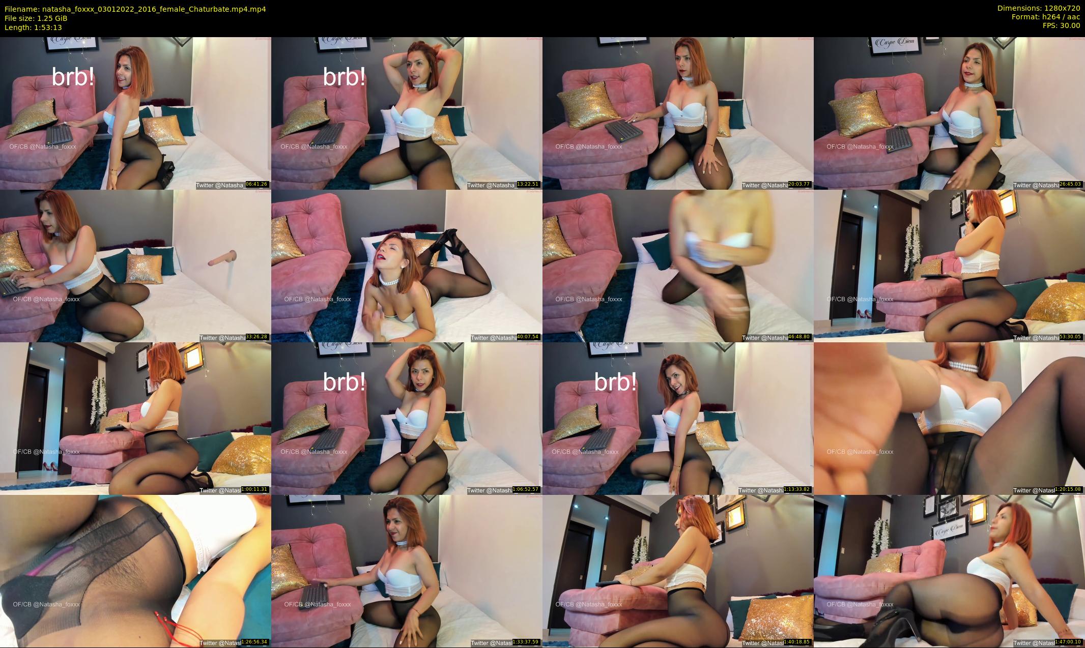 natasha_foxxx — 114 minute Chaturbate female cam show recording, 720p, Jan 3, 2022