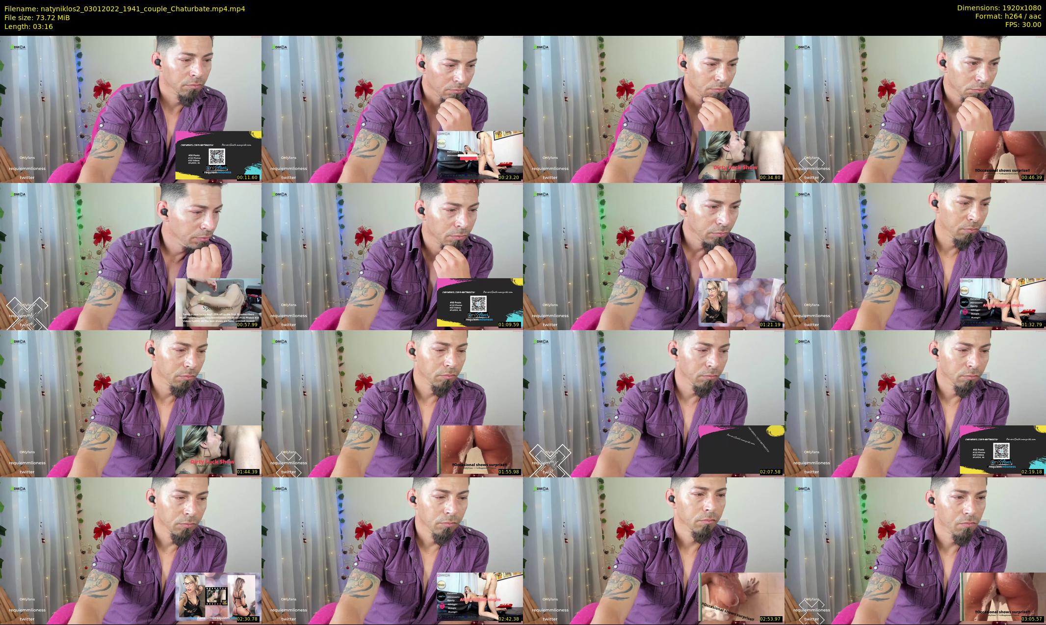 natyniklos2 — 4 minute Chaturbate couple cam show recording, 1080p, Jan 3, 2022