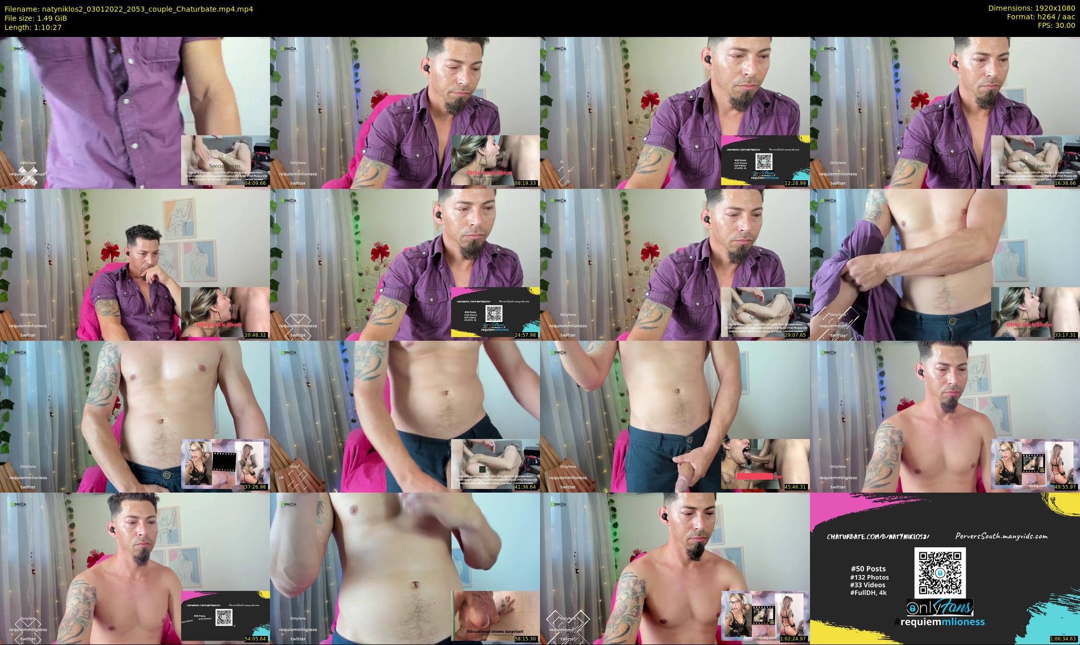 natyniklos2 — 71 minute Chaturbate couple cam show recording, 1080p, Jan 3, 2022