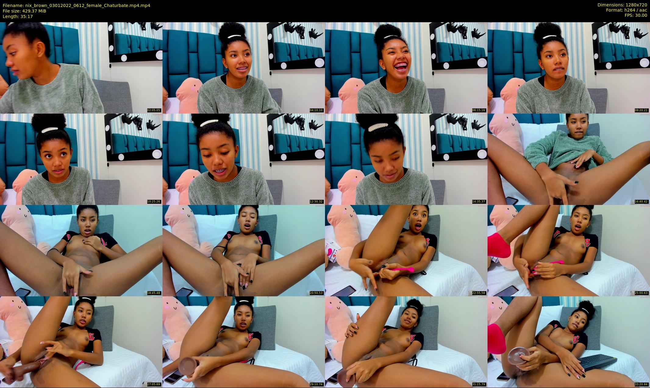 nix_brown — 36 minute Chaturbate female cam show recording, 720p, Jan 3, 2022