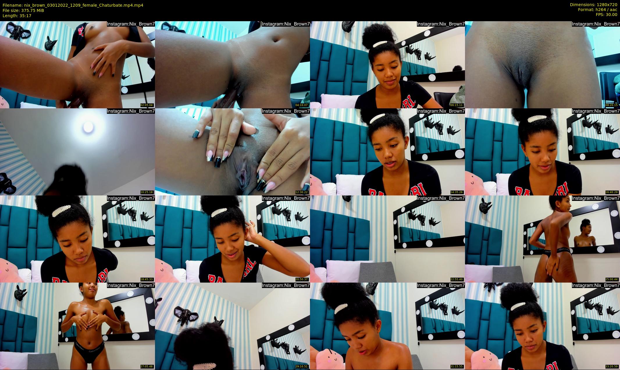 nix_brown — 36 minute Chaturbate female cam show recording, 720p, Jan 3, 2022