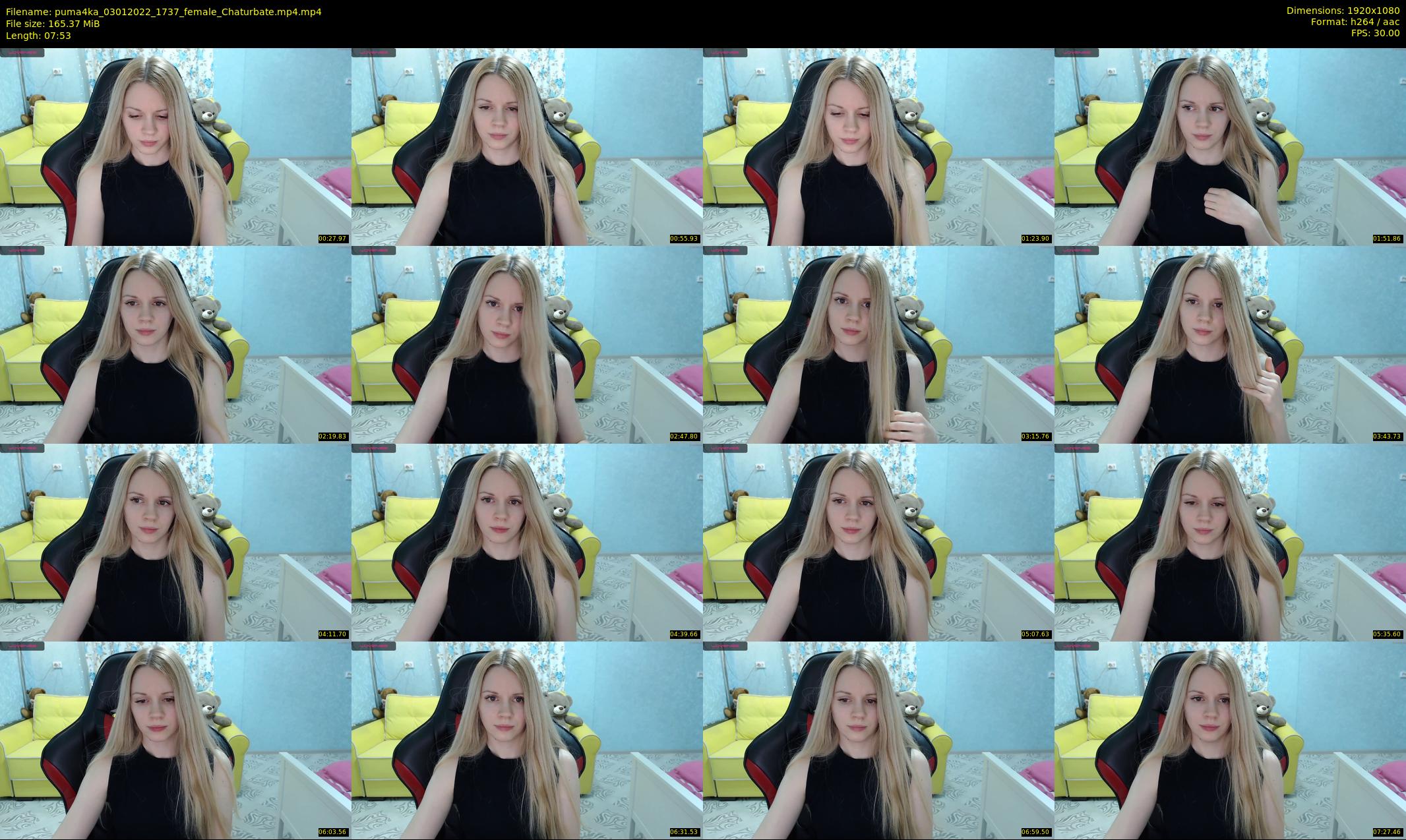puma4ka — 8 minute Chaturbate female cam show recording, 1080p, Jan 3, 2022