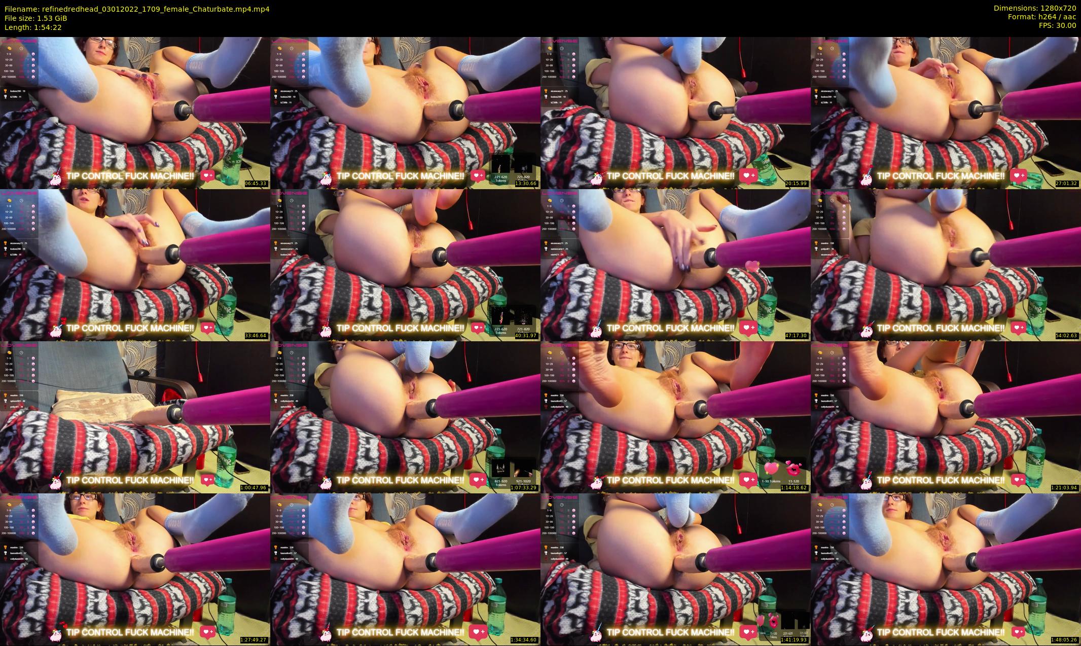 refinedredhead — 115 minute Chaturbate female cam show recording, 720p, Jan 3, 2022
