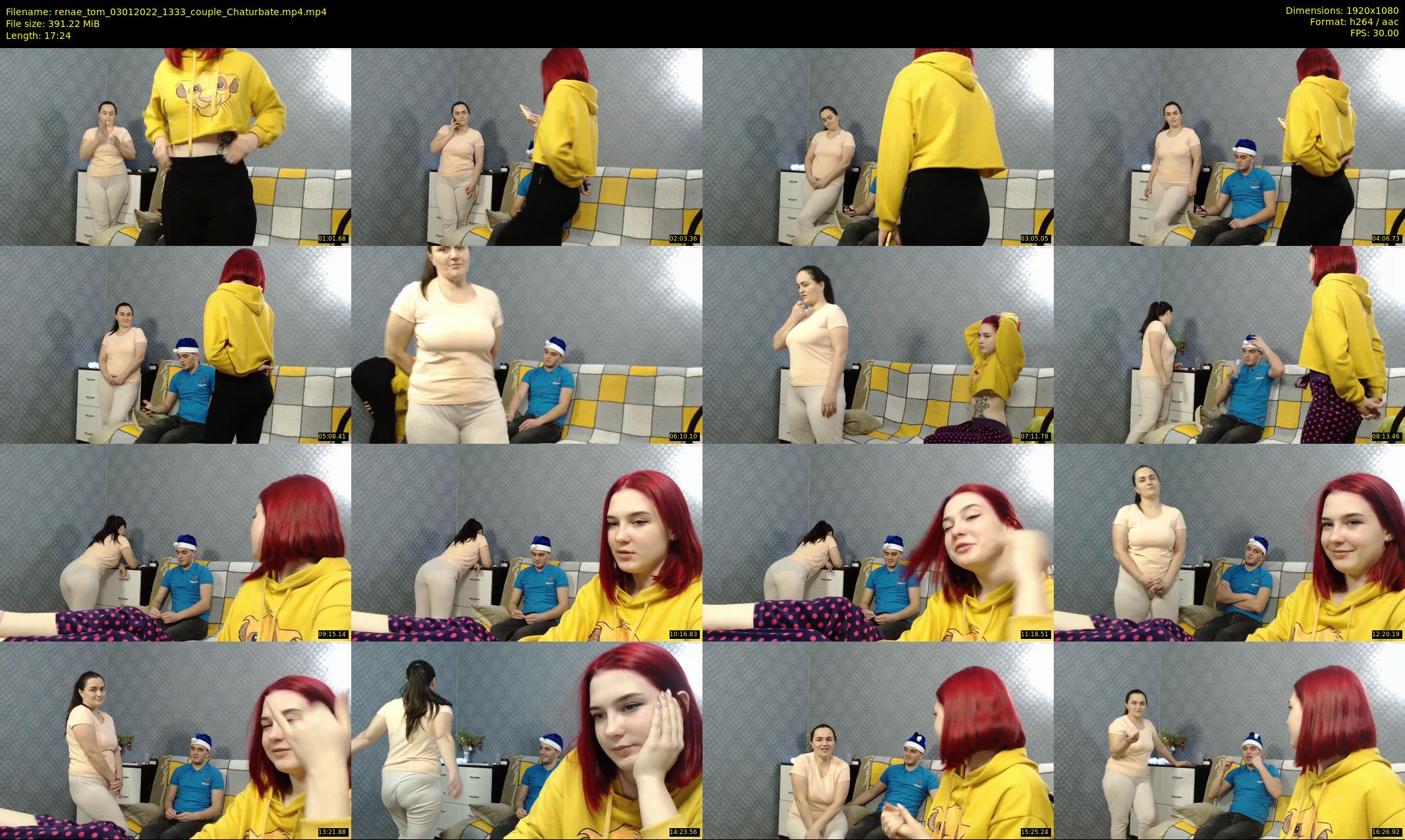 renae_tom — 18 minute Chaturbate couple cam show recording, 1080p, Jan 3, 2022