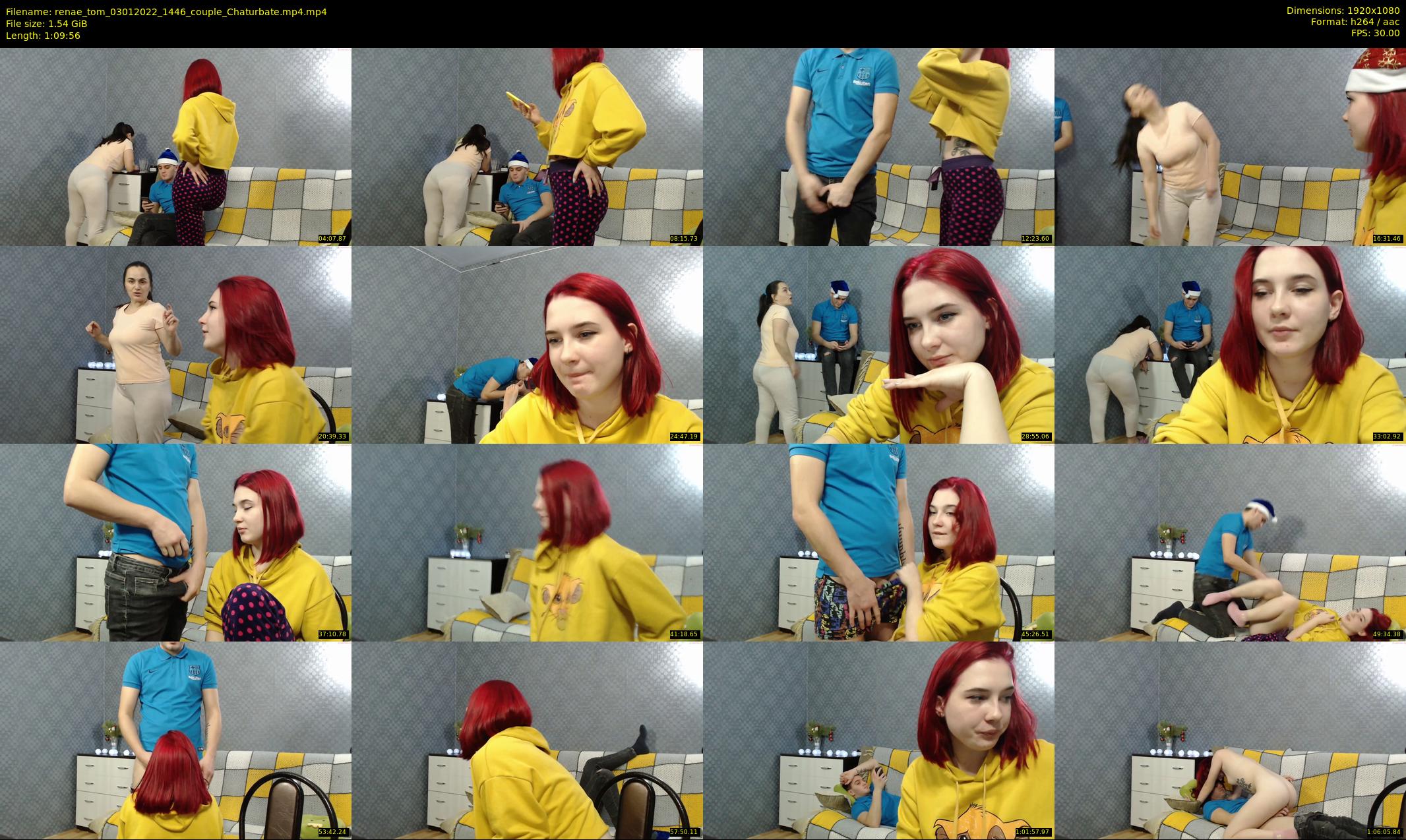 renae_tom — 70 minute Chaturbate couple cam show recording, 1080p, Jan 3, 2022