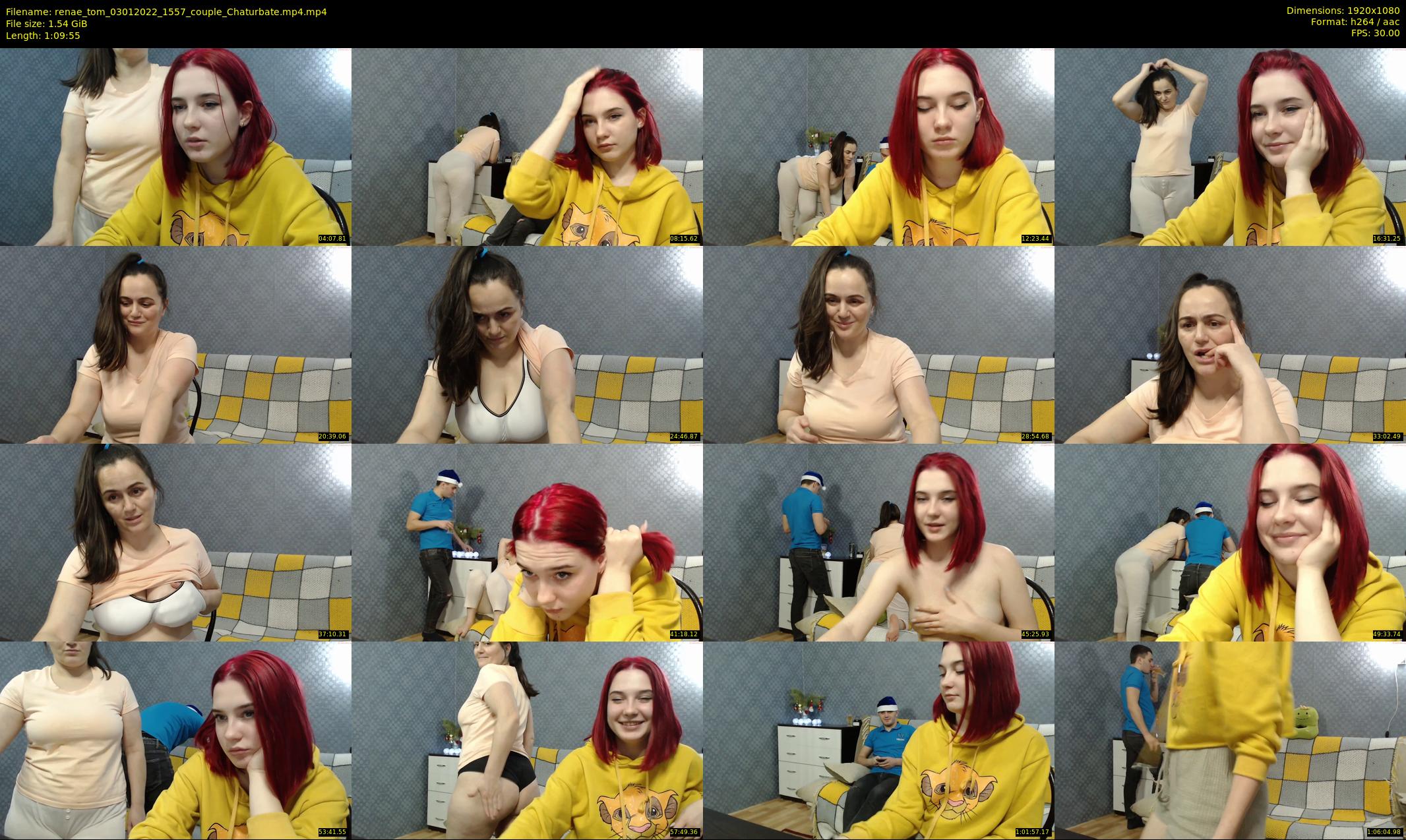 renae_tom — 70 minute Chaturbate couple cam show recording, 1080p, Jan 3, 2022