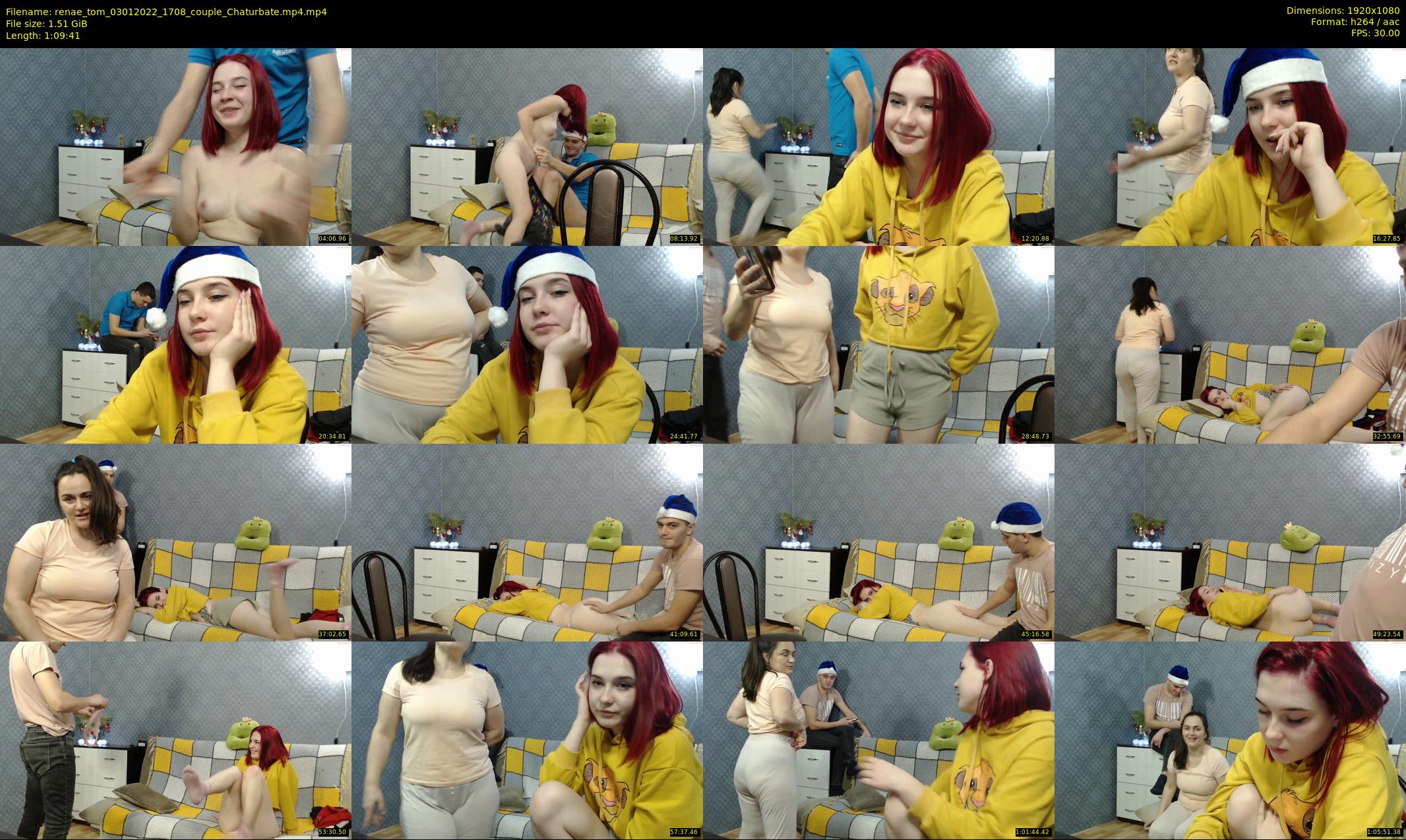renae_tom — 70 minute Chaturbate couple cam show recording, 1080p, Jan 3, 2022