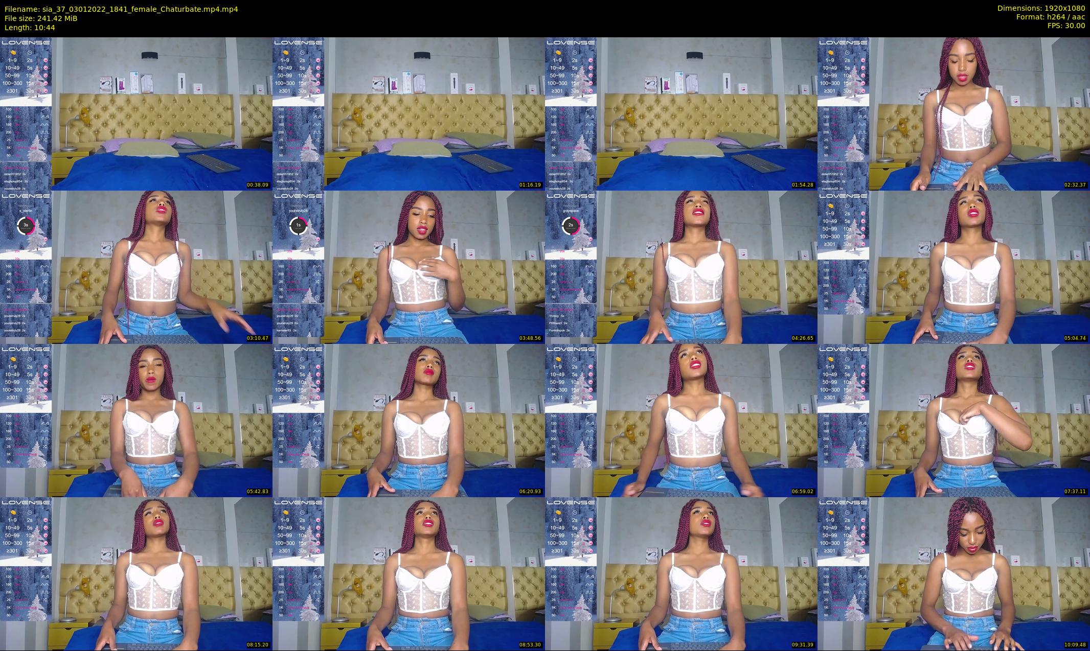 sia_37 — 11 minute Chaturbate female cam show recording, 1080p, Jan 3, 2022