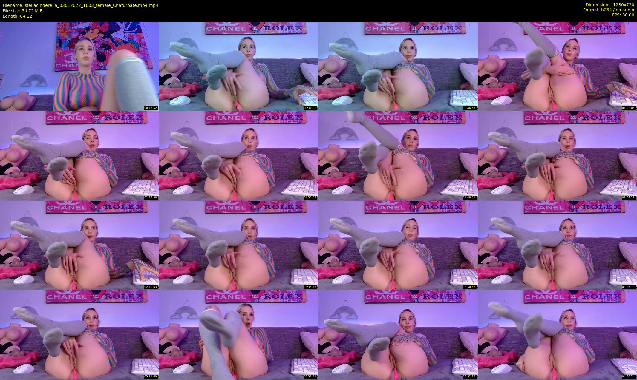 stellacinderella — 5 minute Chaturbate female cam show recording, 720p, Jan 3, 2022