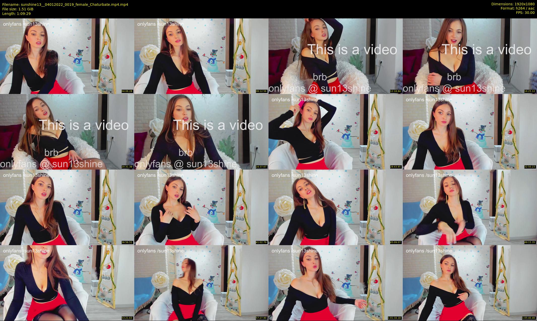 sunshine13_ — 70 minute Chaturbate female cam show recording, 1080p, Jan 4, 2022