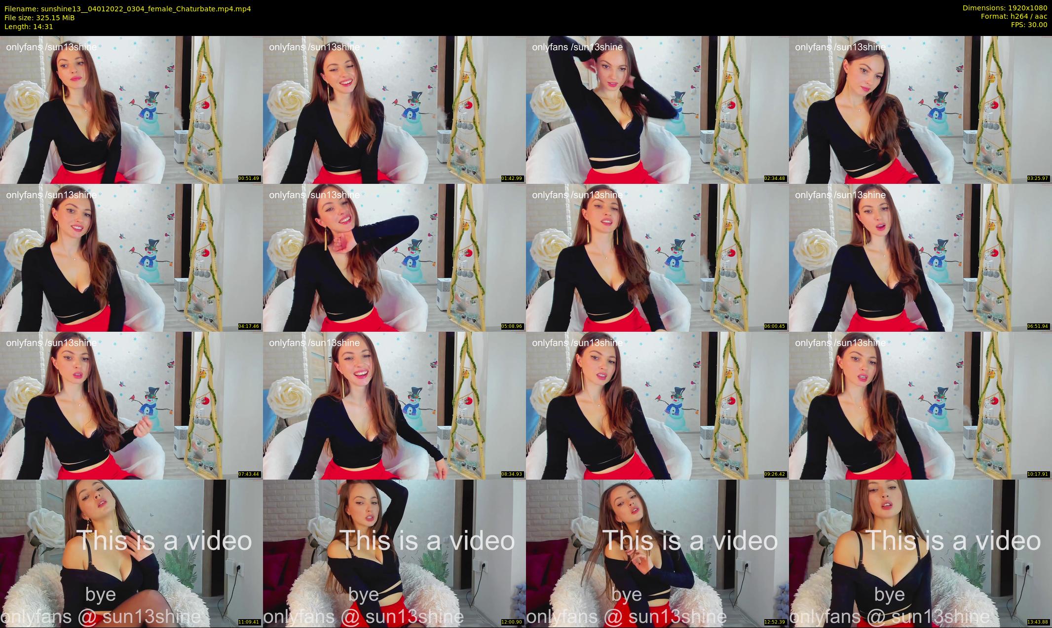 sunshine13_ — 15 minute Chaturbate female cam show recording, 1080p, Jan 4, 2022