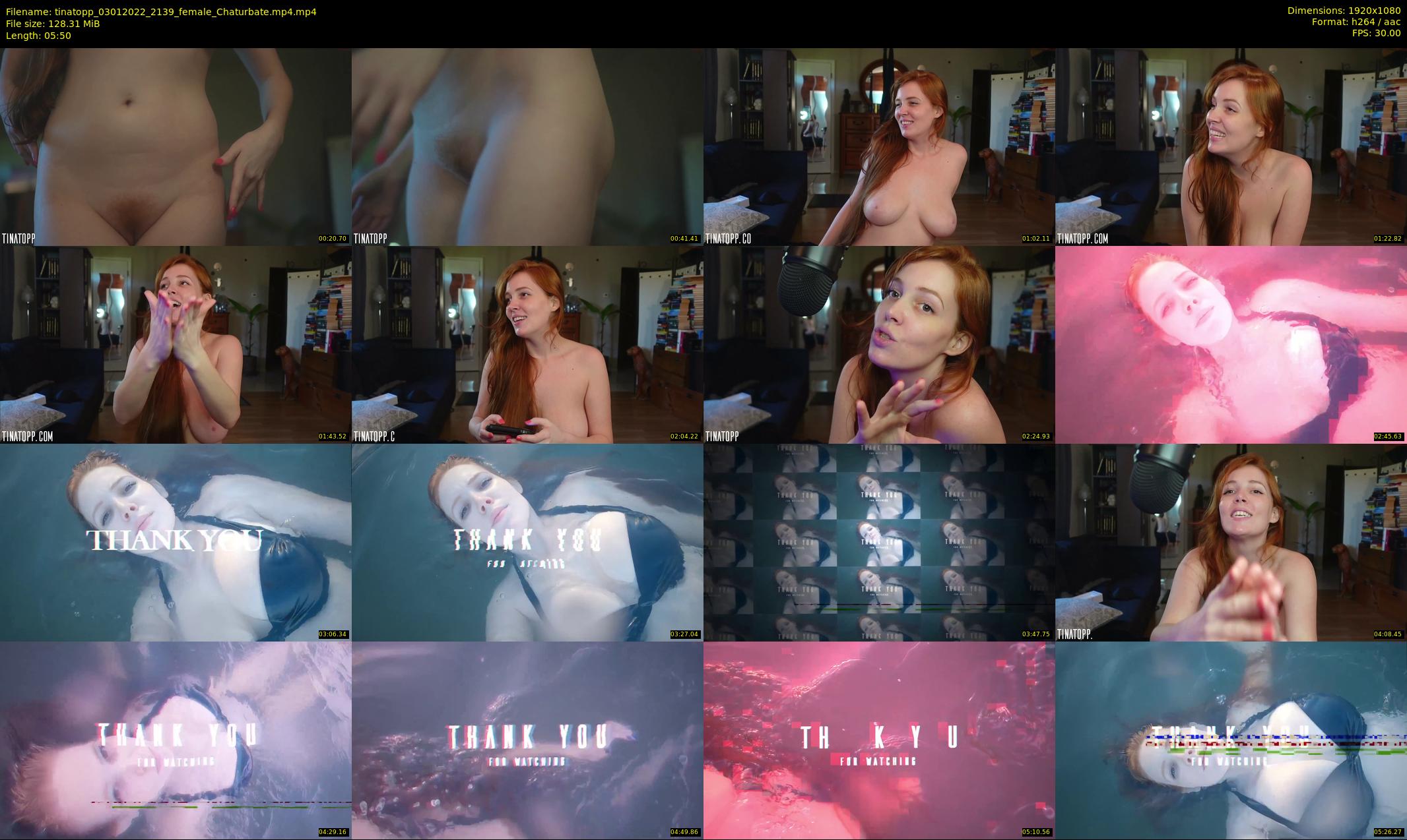 tinatopp — 6 minute Chaturbate female cam show recording, 1080p, Jan 3, 2022