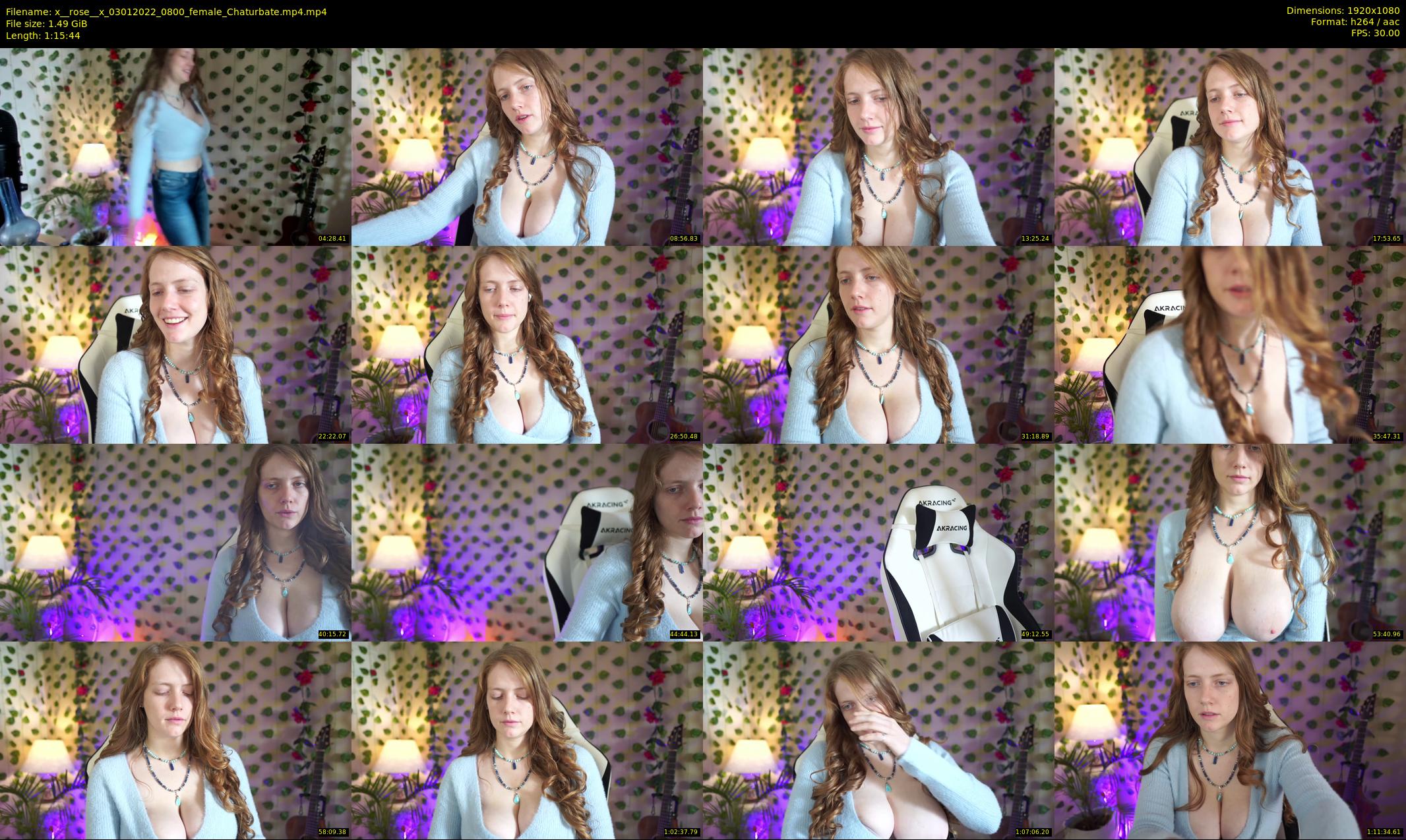 x__rose__x — 76 minute Chaturbate female cam show recording, 1080p, Jan 3, 2022
