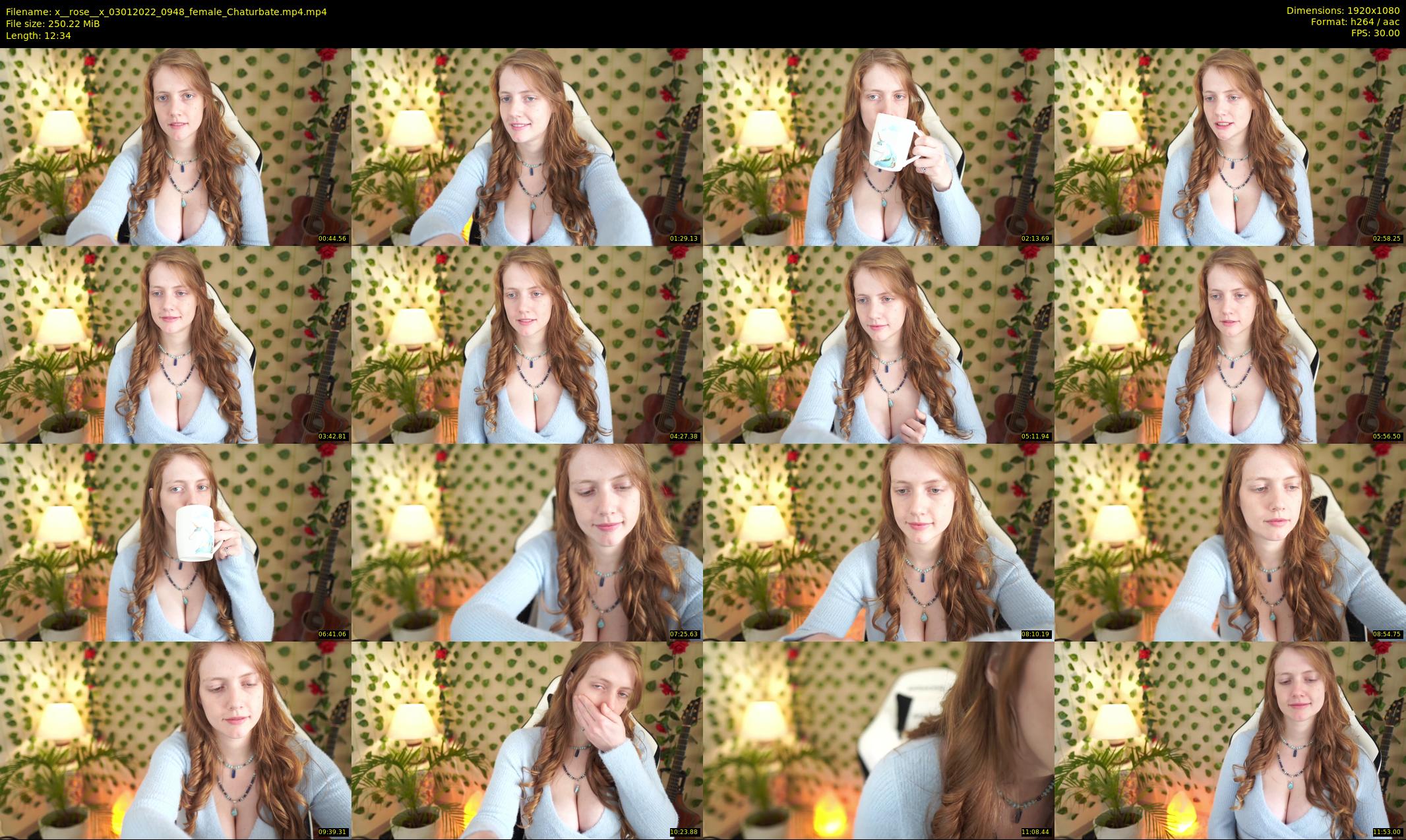x__rose__x — 13 minute Chaturbate female cam show recording, 1080p, Jan 3, 2022