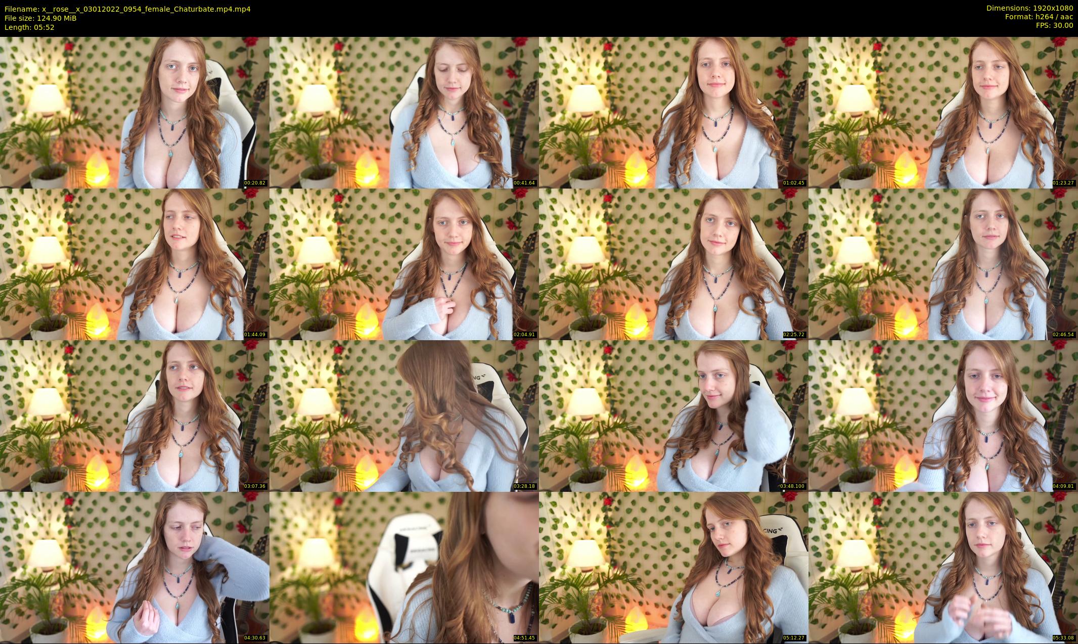 x__rose__x — 6 minute Chaturbate female cam show recording, 1080p, Jan 3, 2022