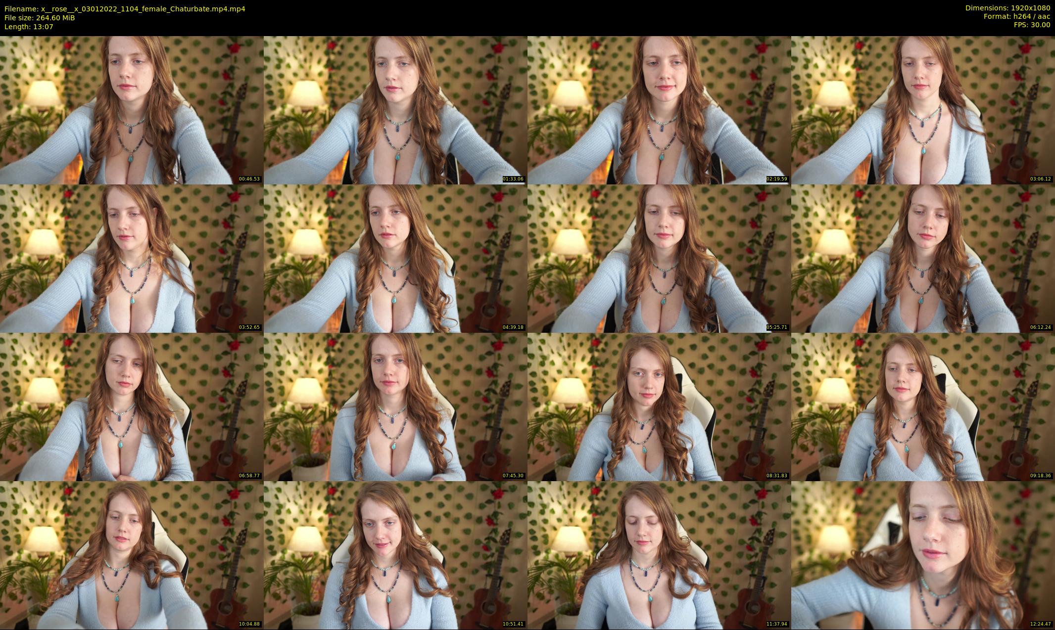 x__rose__x — 14 minute Chaturbate female cam show recording, 1080p, Jan 3, 2022