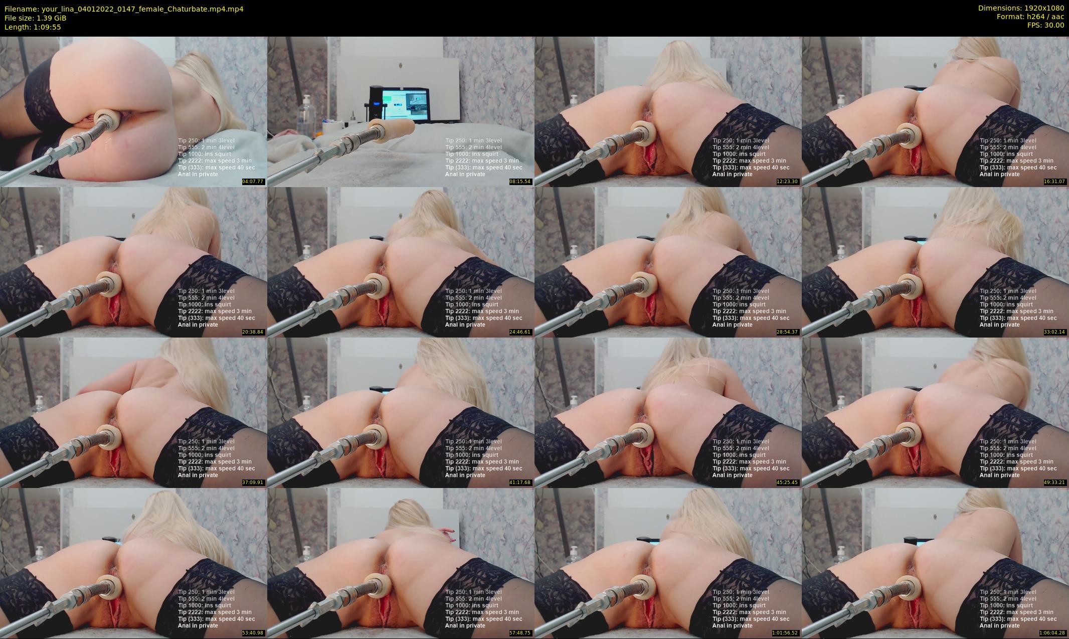 your_lina — 70 minute Chaturbate female cam show recording, 1080p, Jan 4, 2022