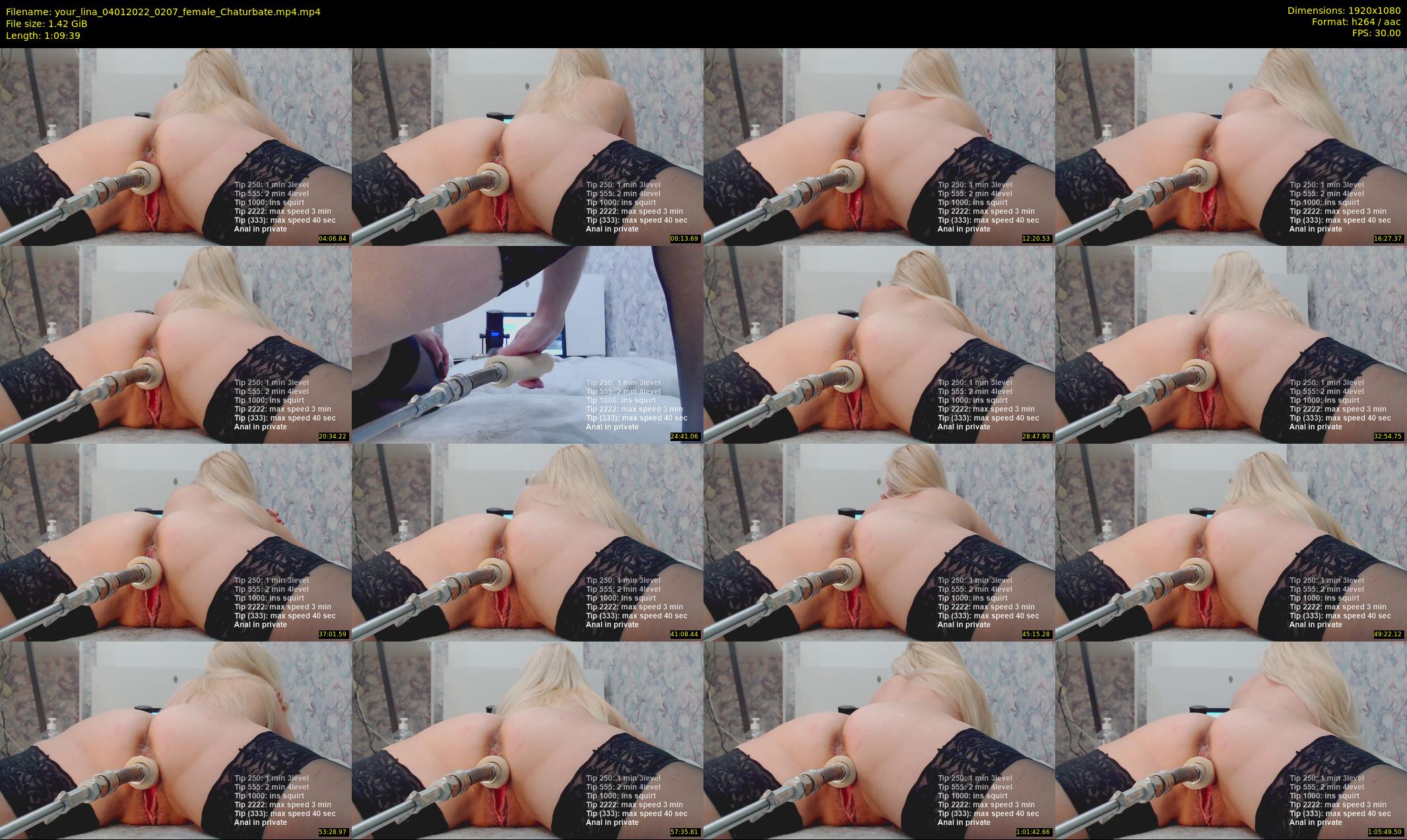 your_lina — 70 minute Chaturbate female cam show recording, 1080p, Jan 4, 2022