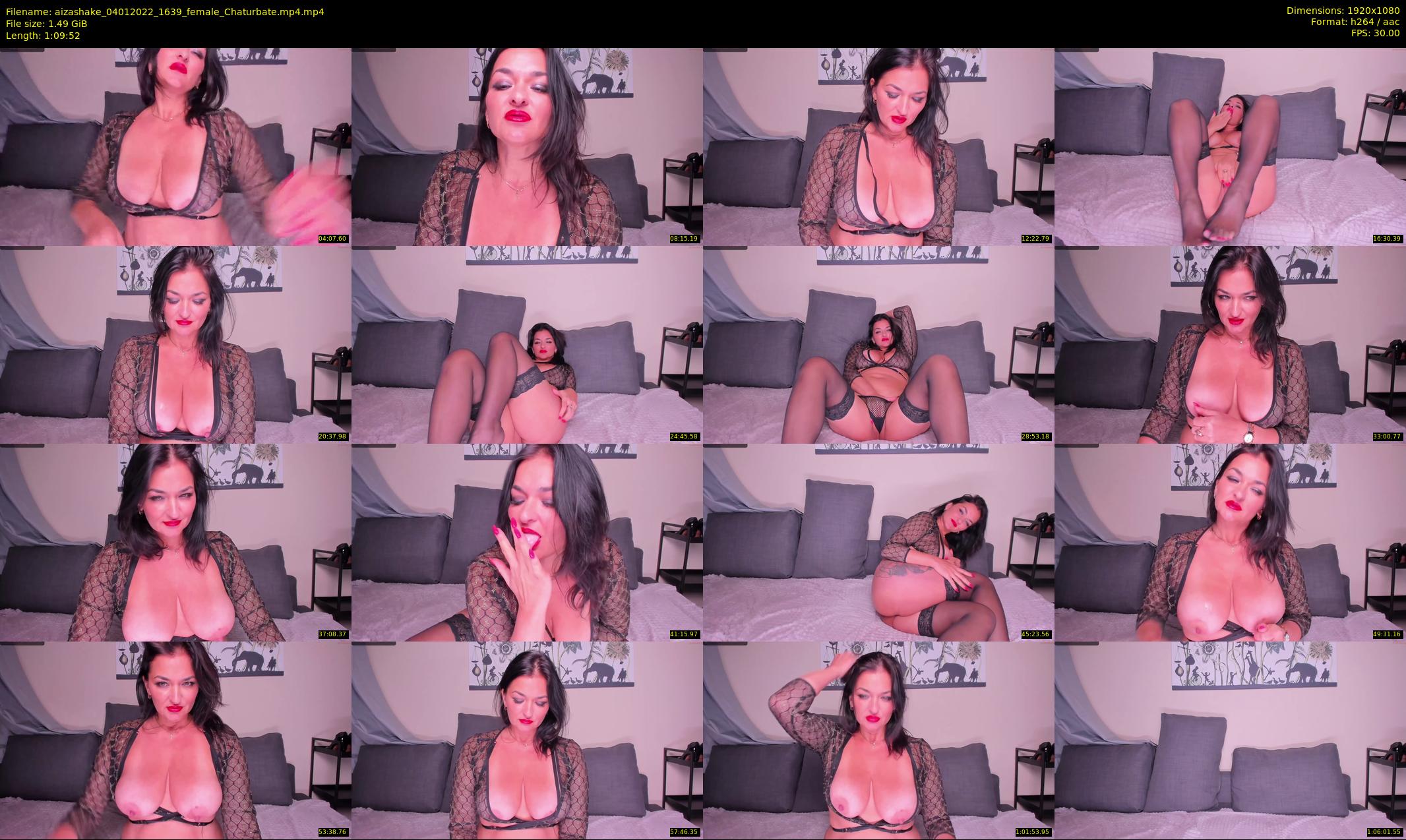 aizashake — 70 minute Chaturbate female cam show recording, 1080p, Jan 4, 2022
