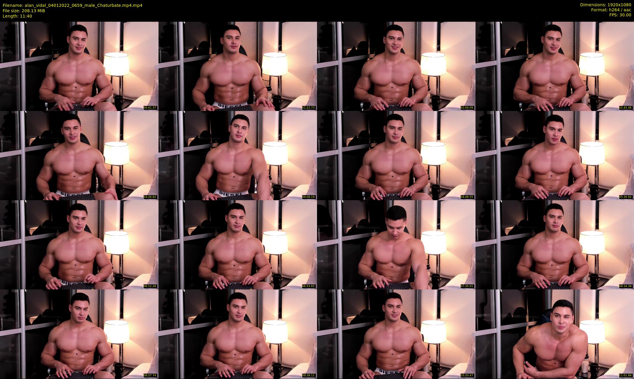 alan_vidal — 12 minute Chaturbate male cam show recording, 1080p, Jan 4, 2022