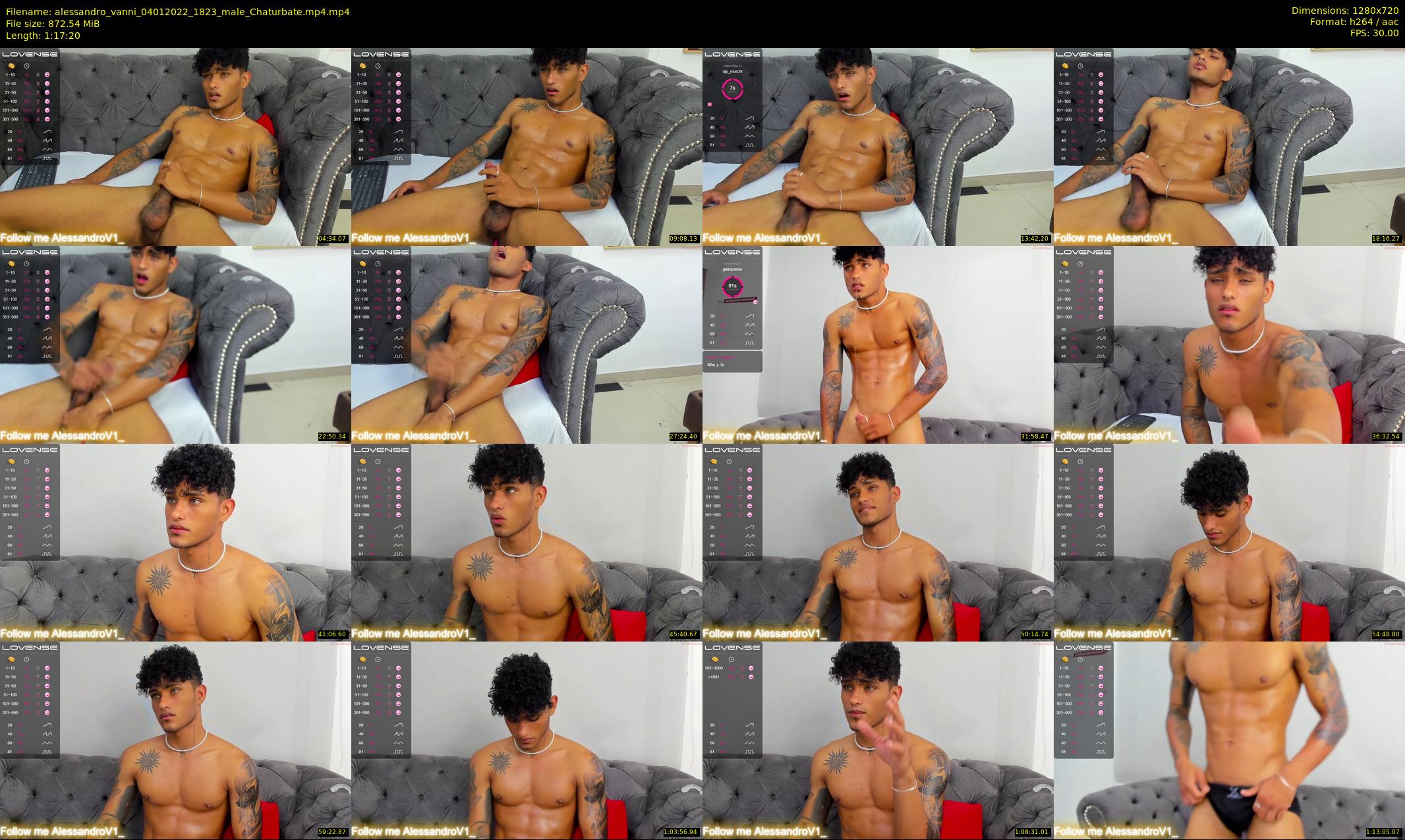 alessandro_vanni — 78 minute Chaturbate male cam show recording, 720p, Jan 4, 2022