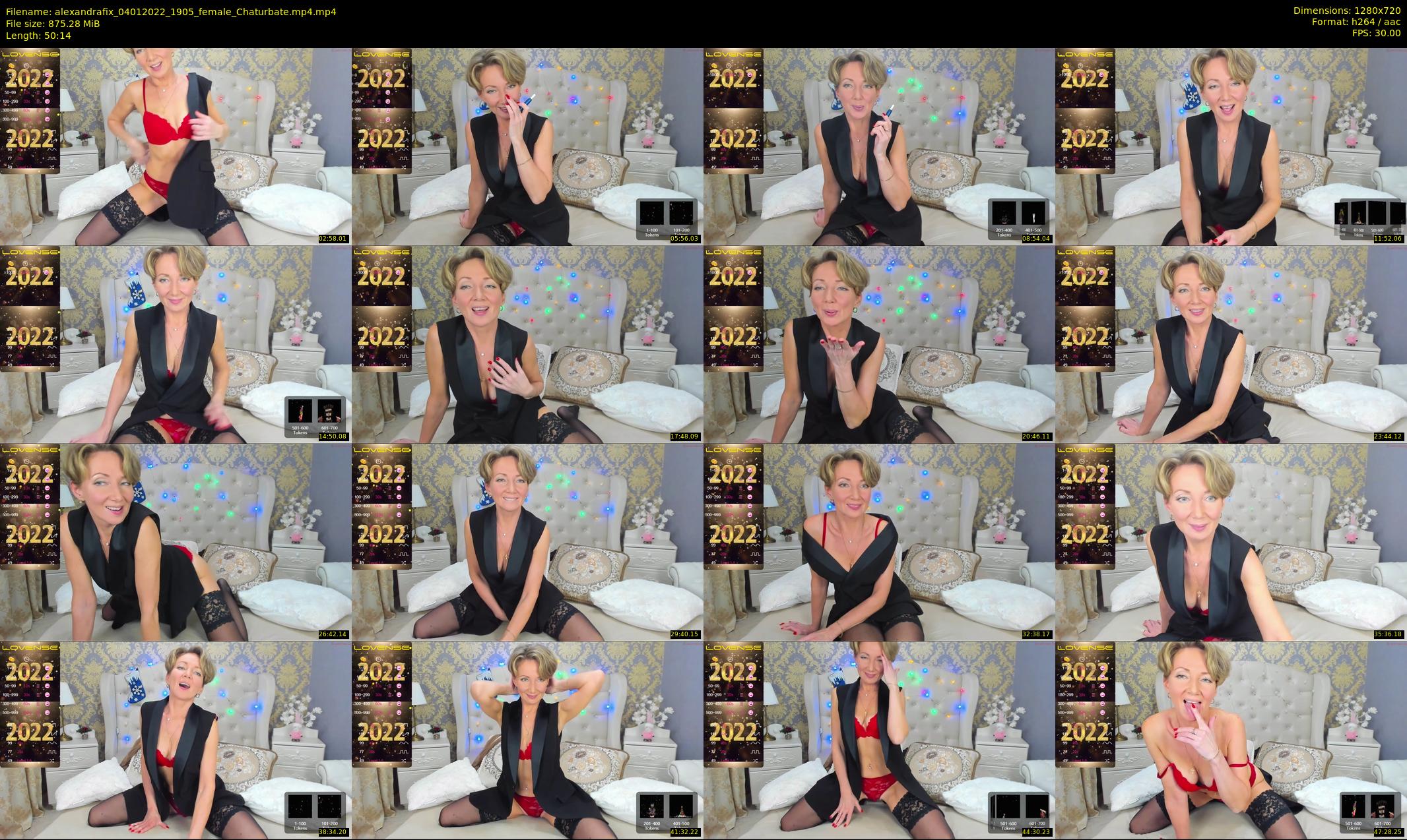 alexandrafix — 51 minute Chaturbate female cam show recording, 720p, Jan 4, 2022