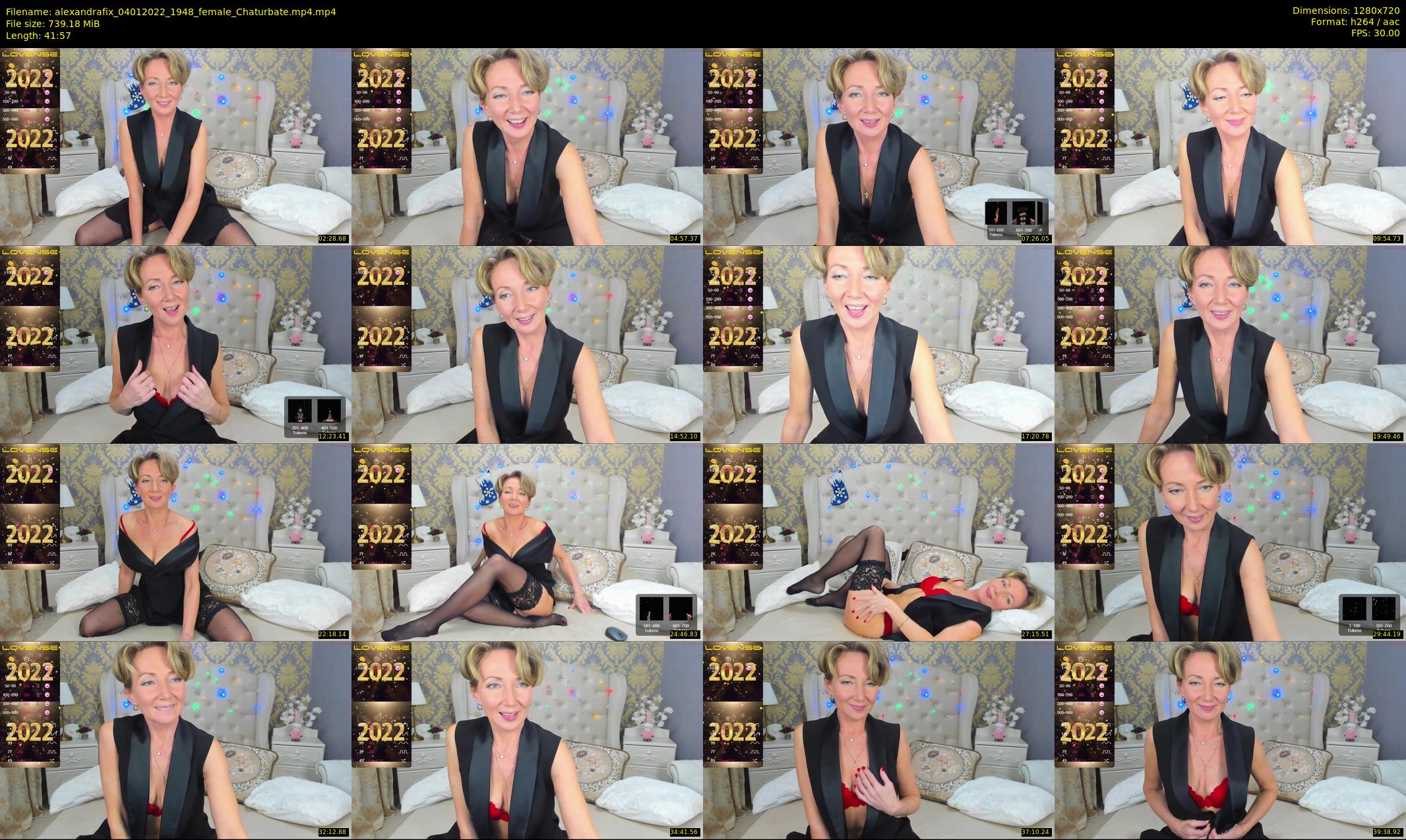 alexandrafix — 42 minute Chaturbate female cam show recording, 720p, Jan 4, 2022