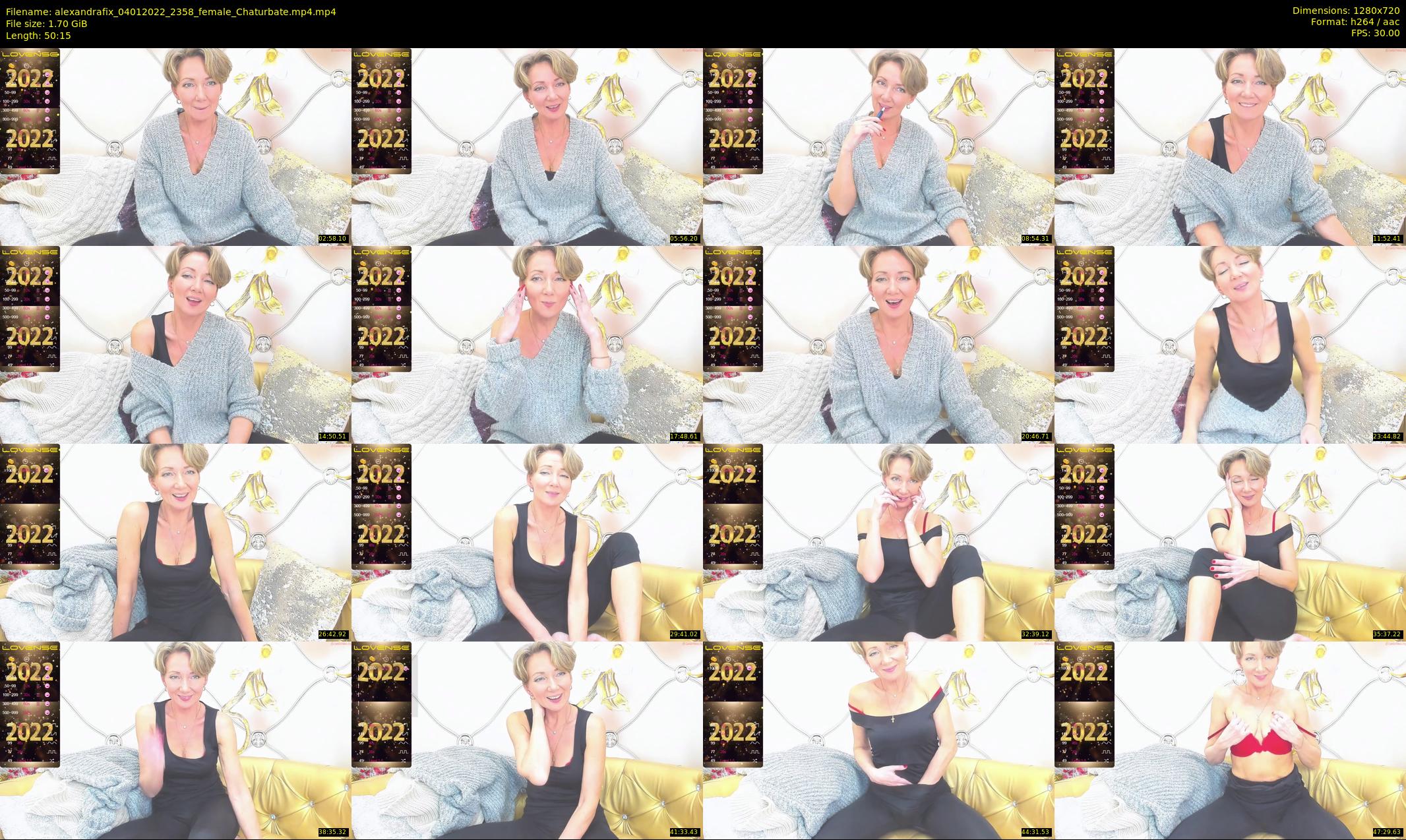 alexandrafix — 51 minute Chaturbate female cam show recording, 720p, Jan 4, 2022