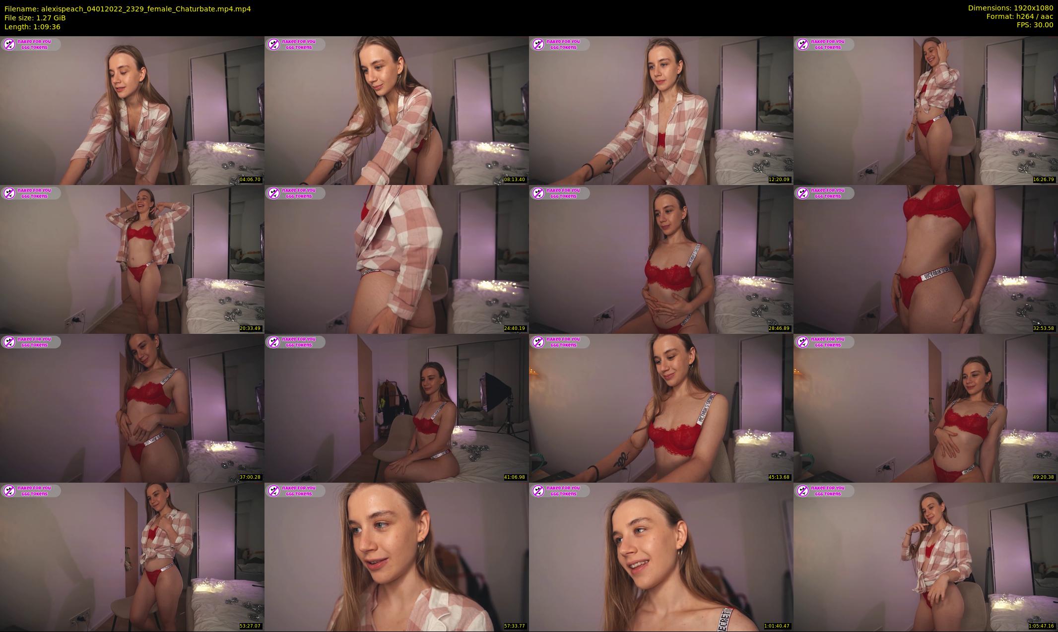 alexispeach — 70 minute Chaturbate female cam show recording, 1080p, Jan 4, 2022