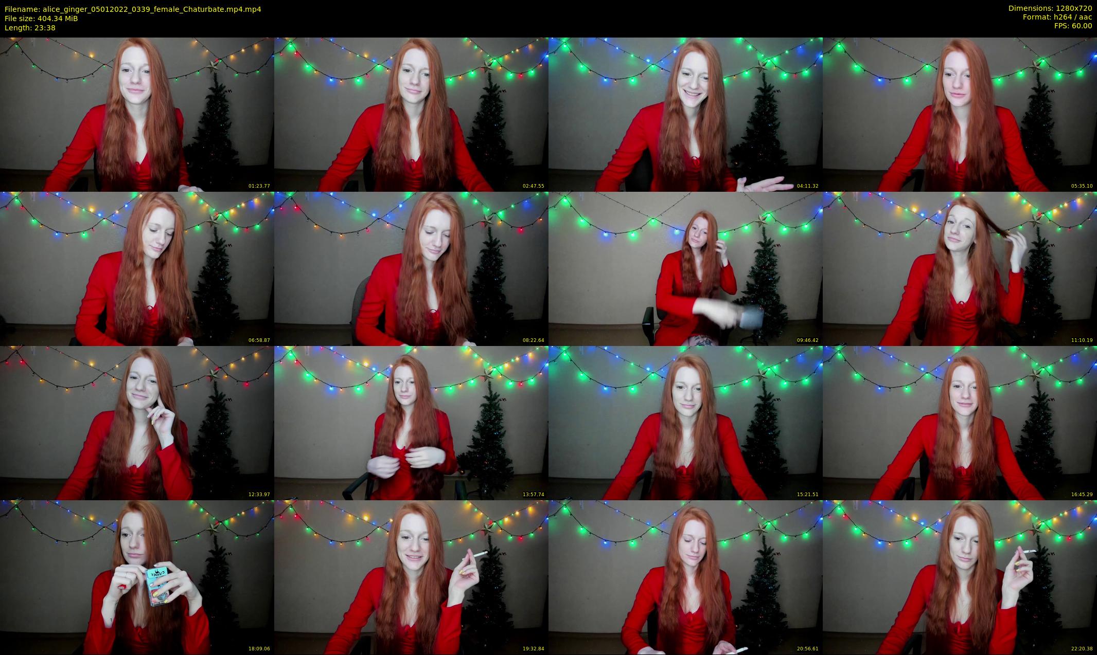 alice_ginger — 24 minute Chaturbate female cam show recording, 720p, Jan 5, 2022
