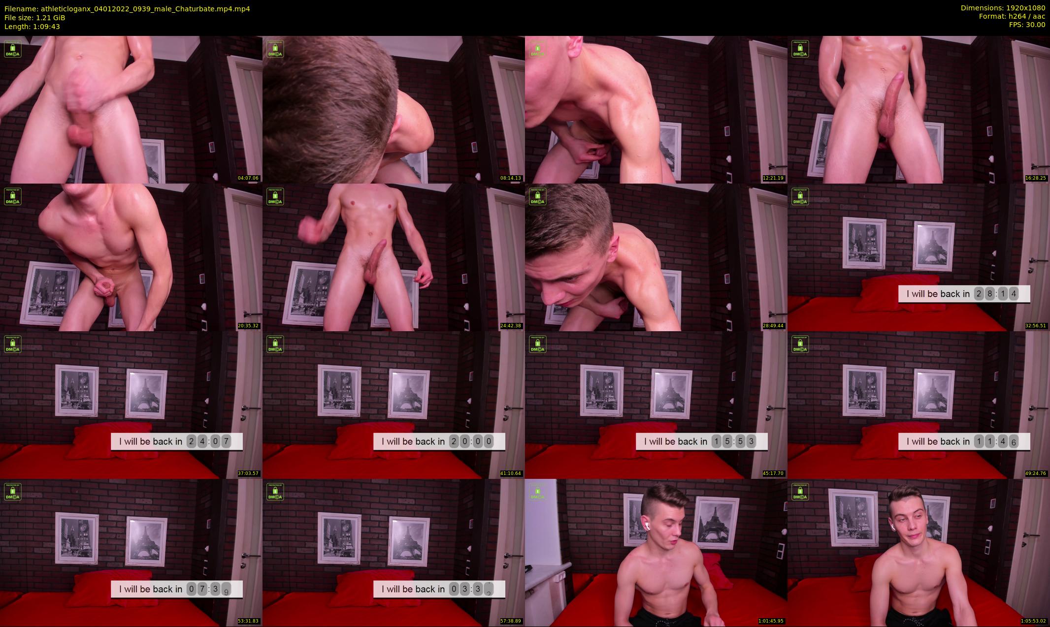 athleticloganx — 70 minute Chaturbate male cam show recording, 1080p, Jan 4, 2022