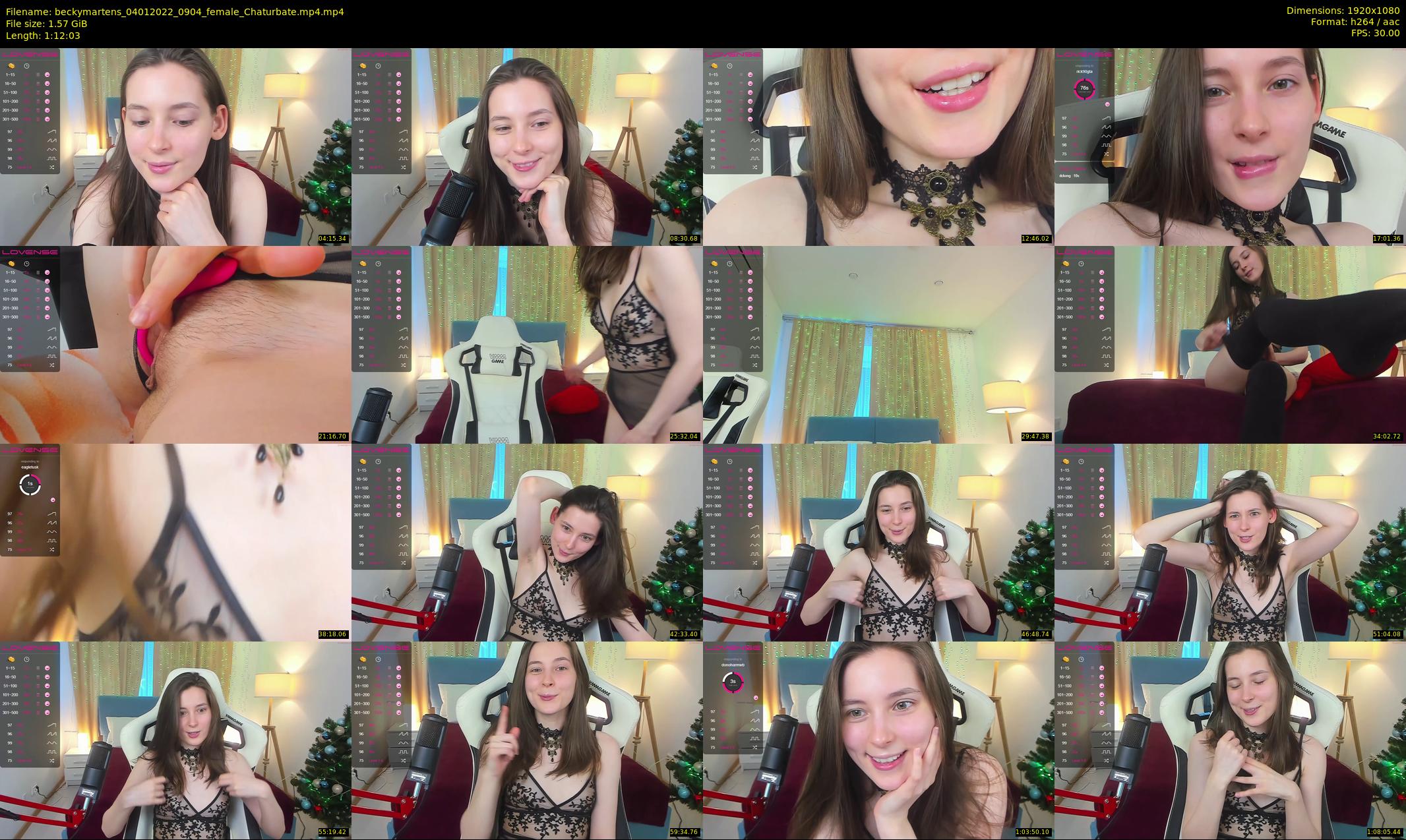 beckymartens — 73 minute Chaturbate female cam show recording, 1080p, Jan 4, 2022