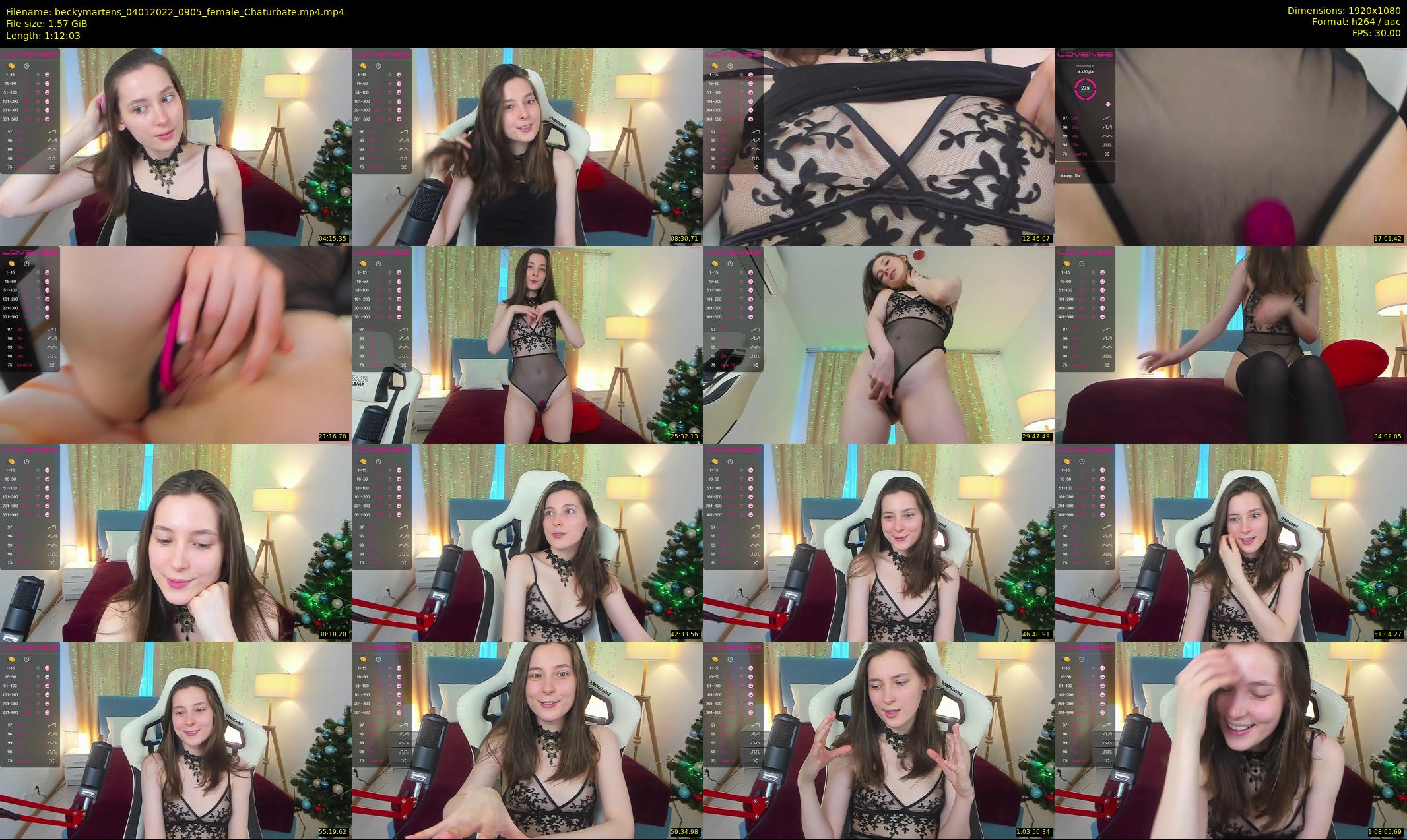 beckymartens — 73 minute Chaturbate female cam show recording, 1080p, Jan 4, 2022