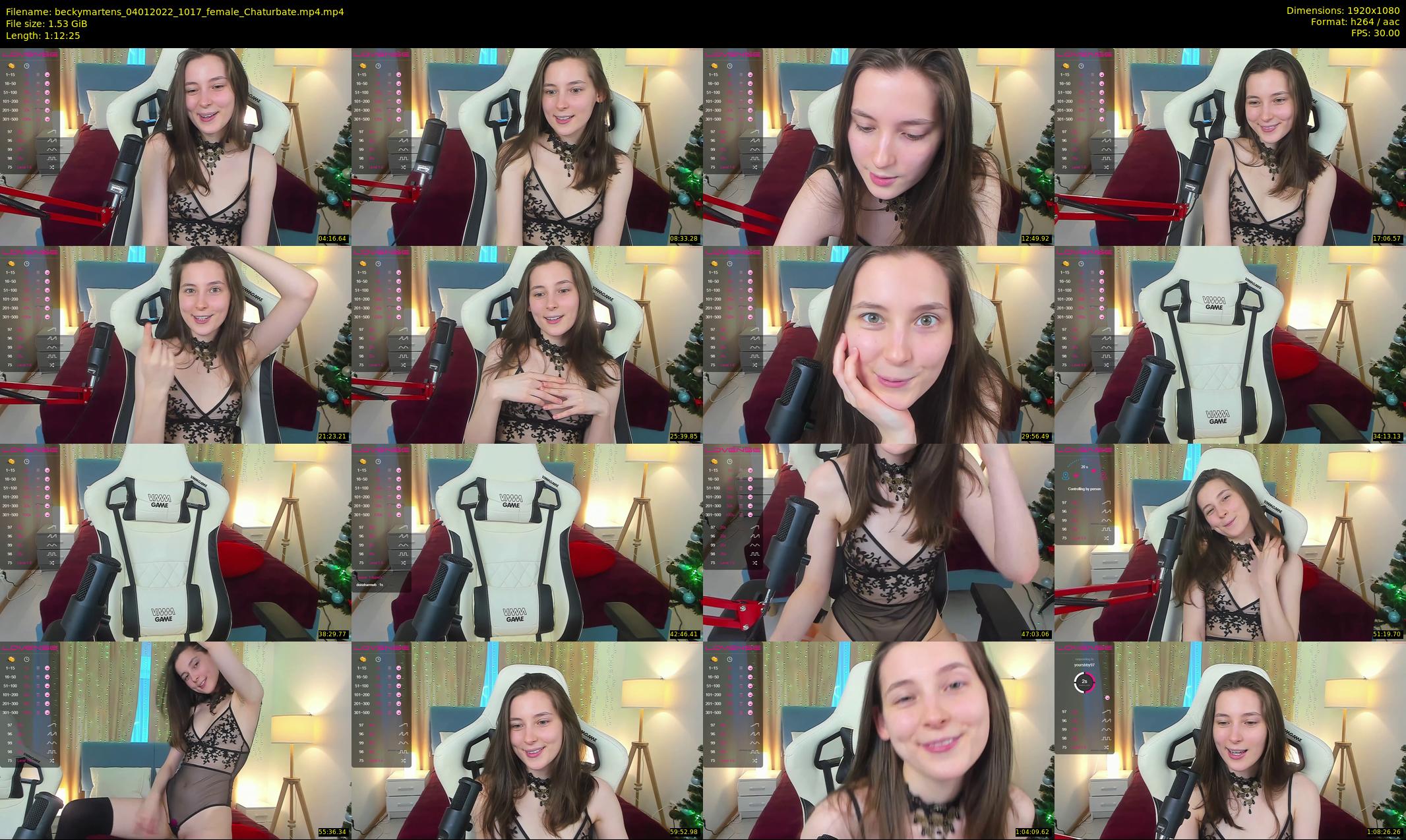 beckymartens — 73 minute Chaturbate female cam show recording, 1080p, Jan 4, 2022