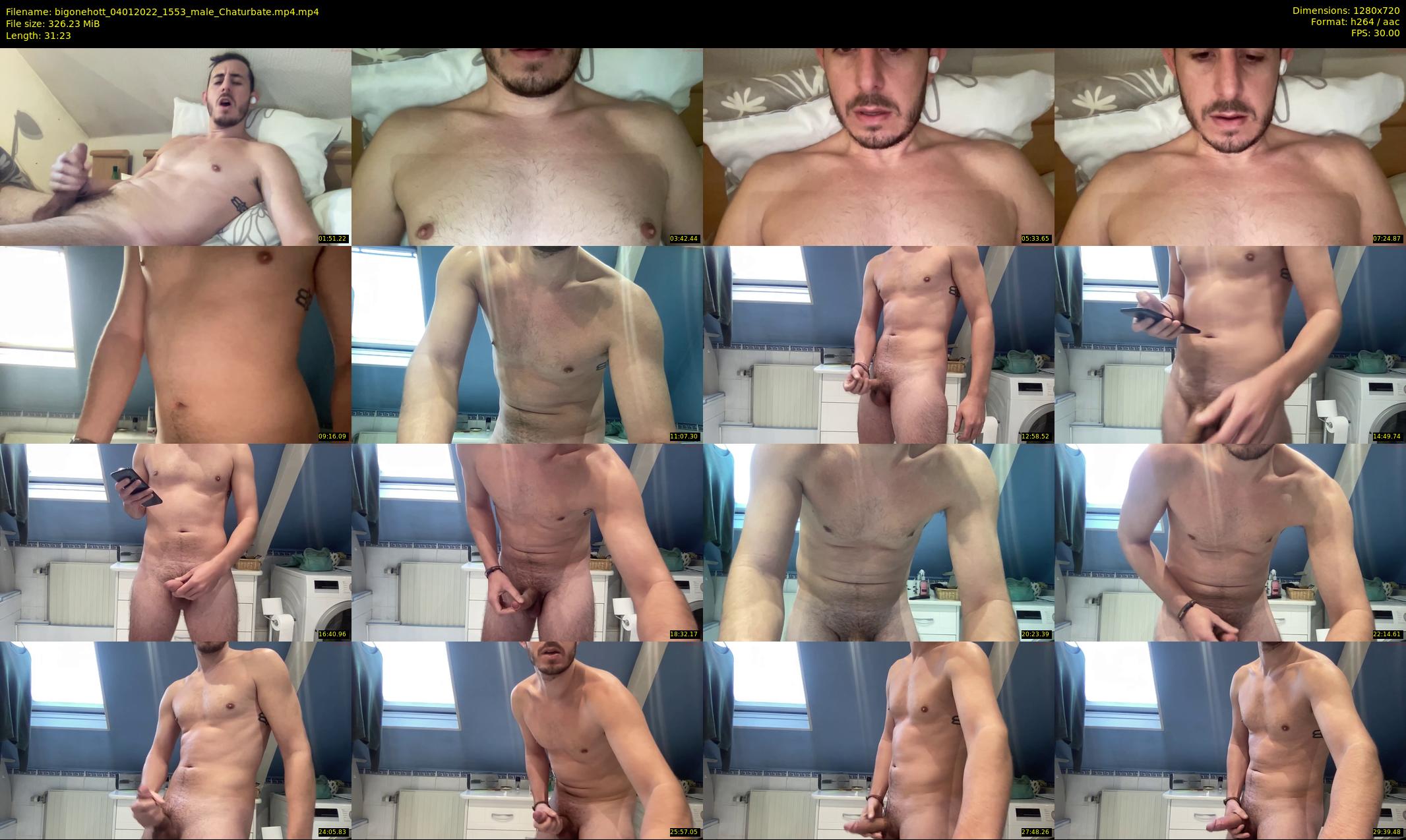 bigonehott — 32 minute Chaturbate male cam show recording, 720p, Jan 4, 2022