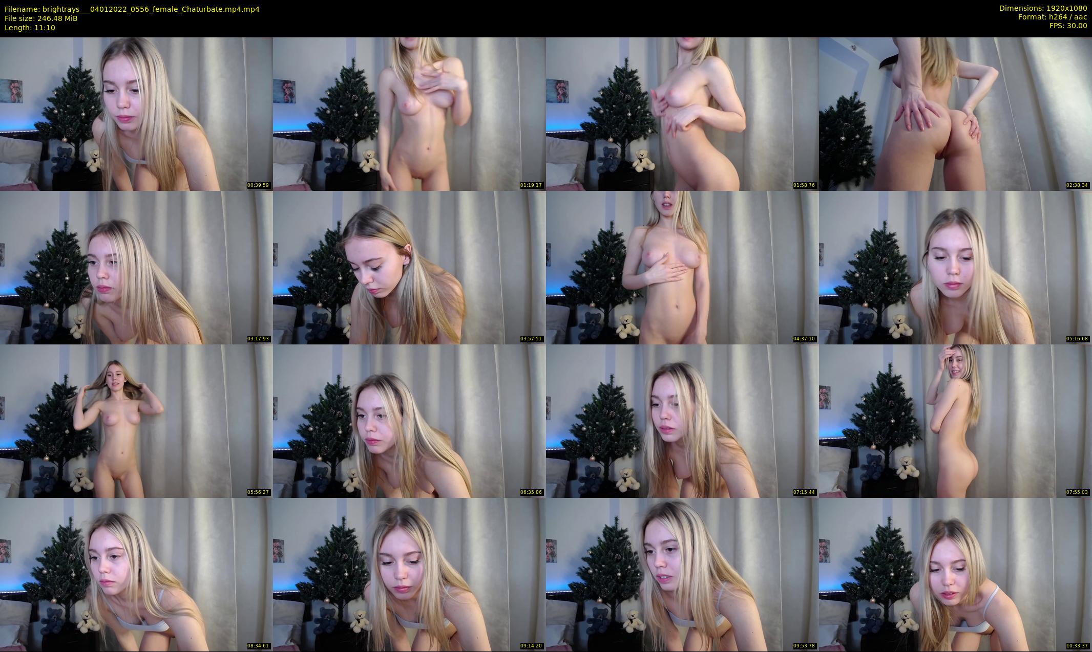brightrays__ — 12 minute Chaturbate female cam show recording, 1080p, Jan 4, 2022