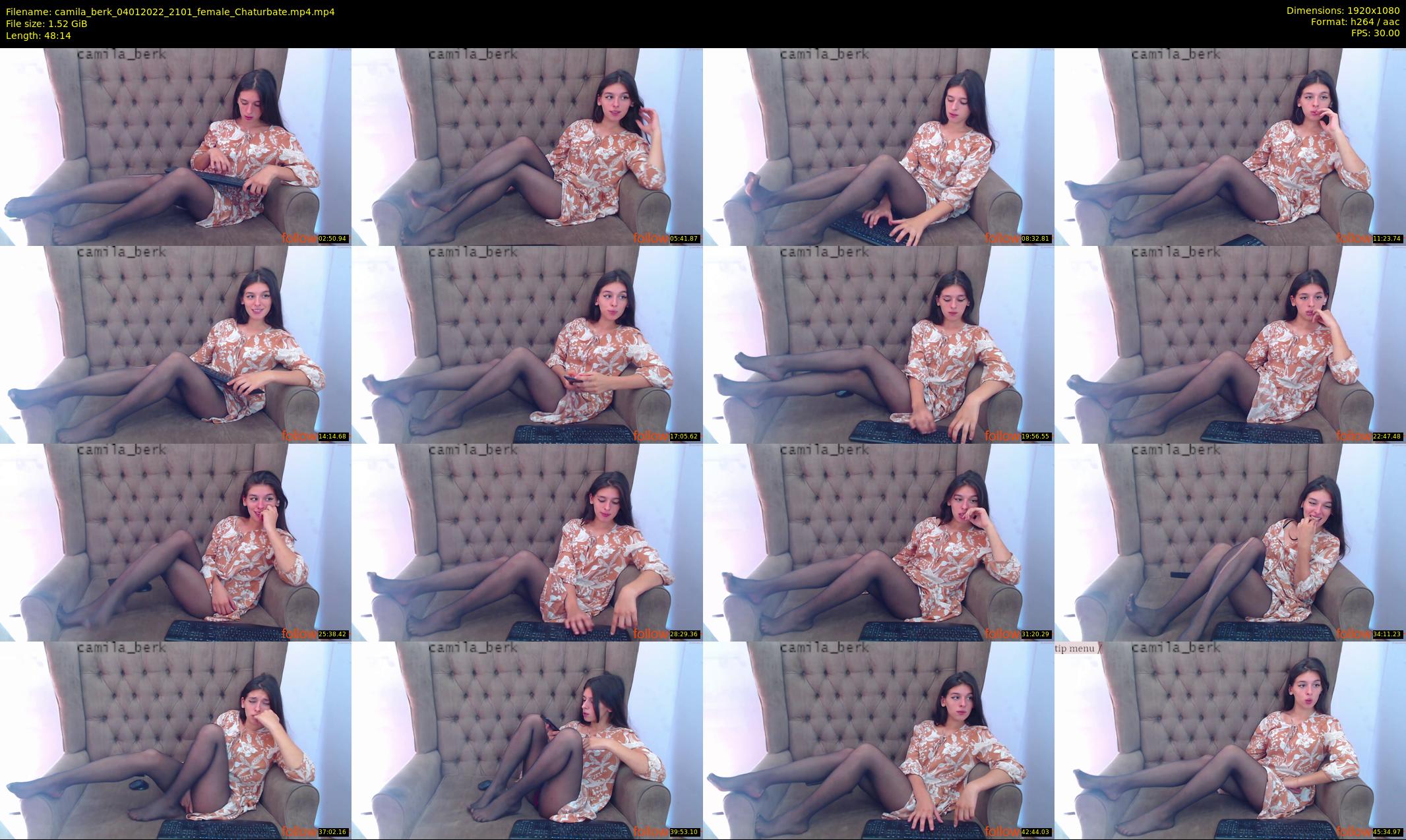 camila_berk — 49 minute Chaturbate female cam show recording, 1080p, Jan 4, 2022