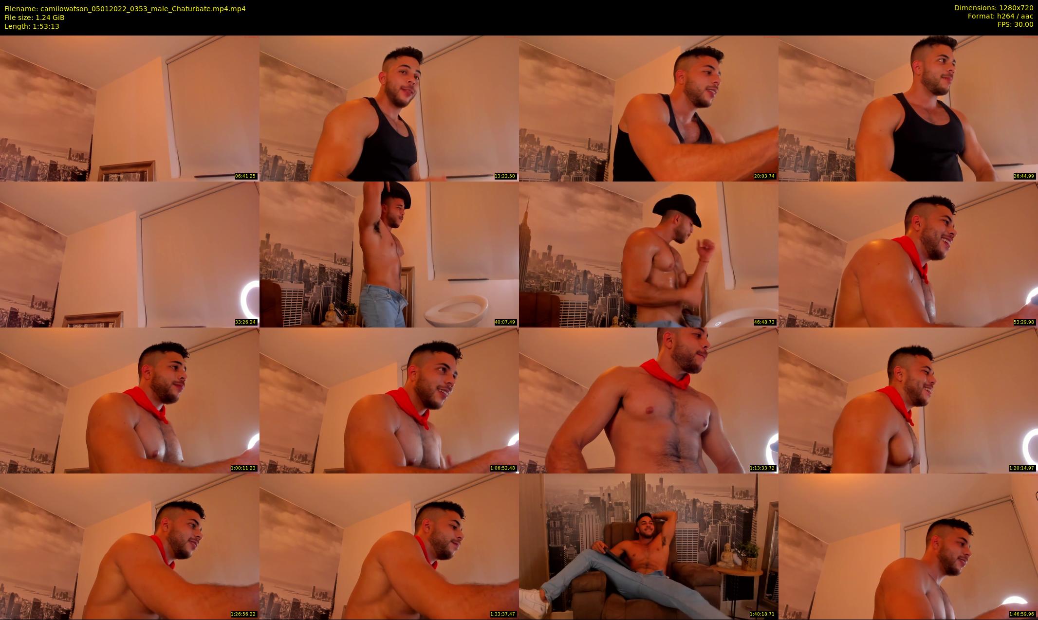 camilowatson — 114 minute Chaturbate male cam show recording, 720p, Jan 5, 2022