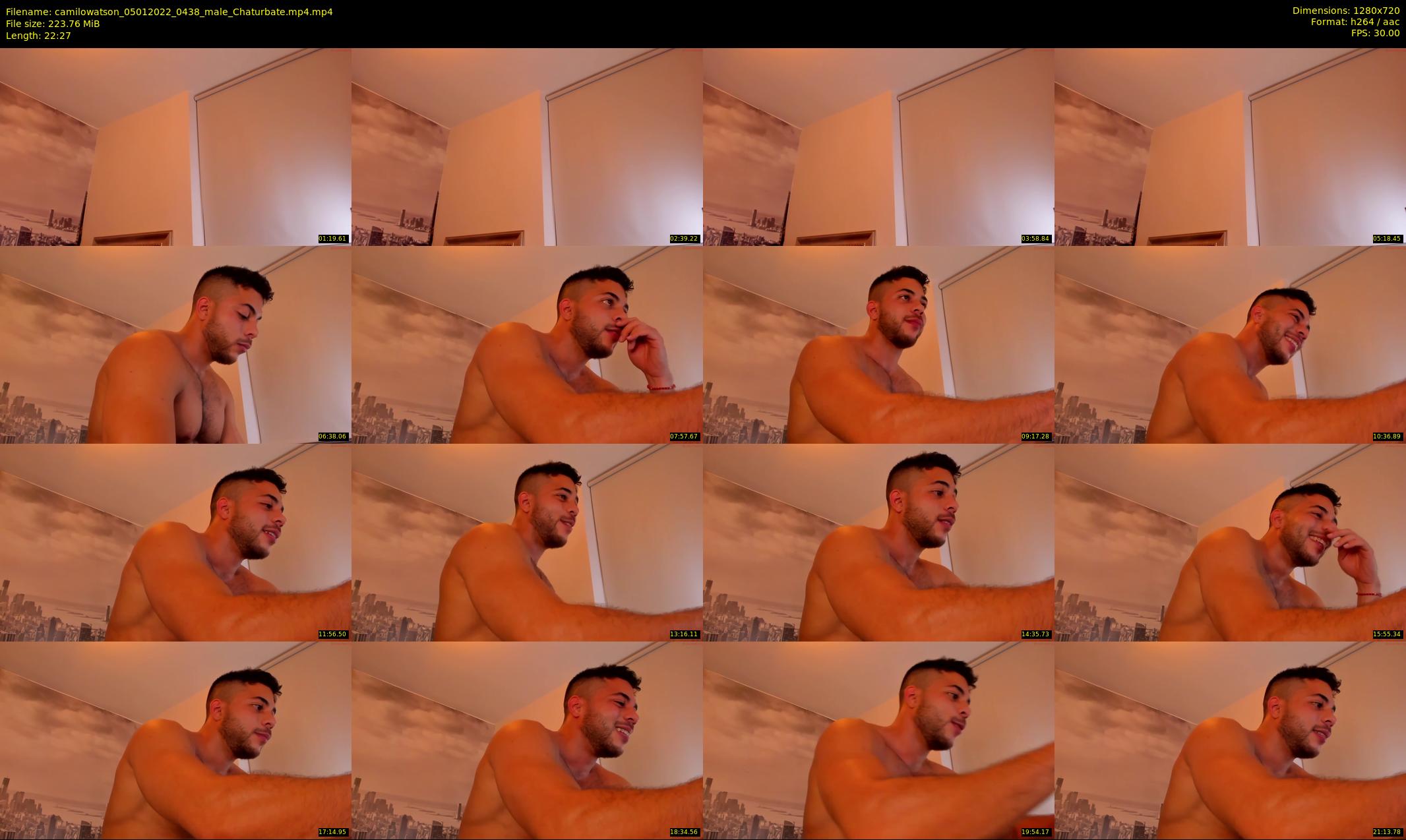 camilowatson — 23 minute Chaturbate male cam show recording, 720p, Jan 5, 2022