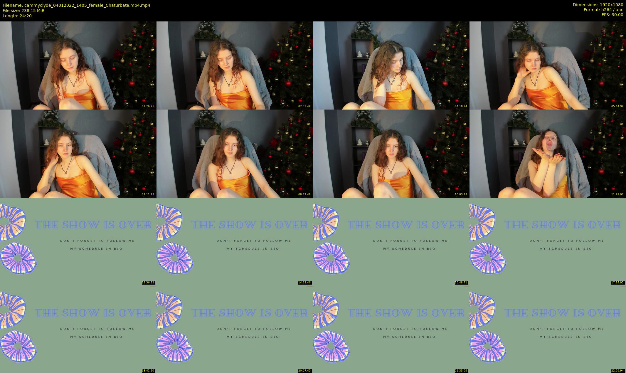 cammyclyde — 25 minute Chaturbate female cam show recording, 1080p, Jan 4, 2022