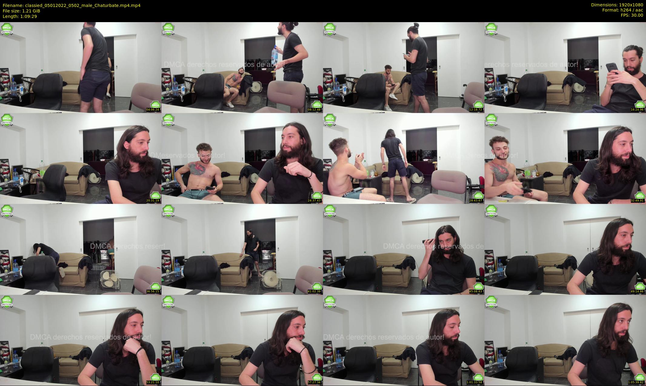 classied — 70 minute Chaturbate male cam show recording, 1080p, Jan 5, 2022