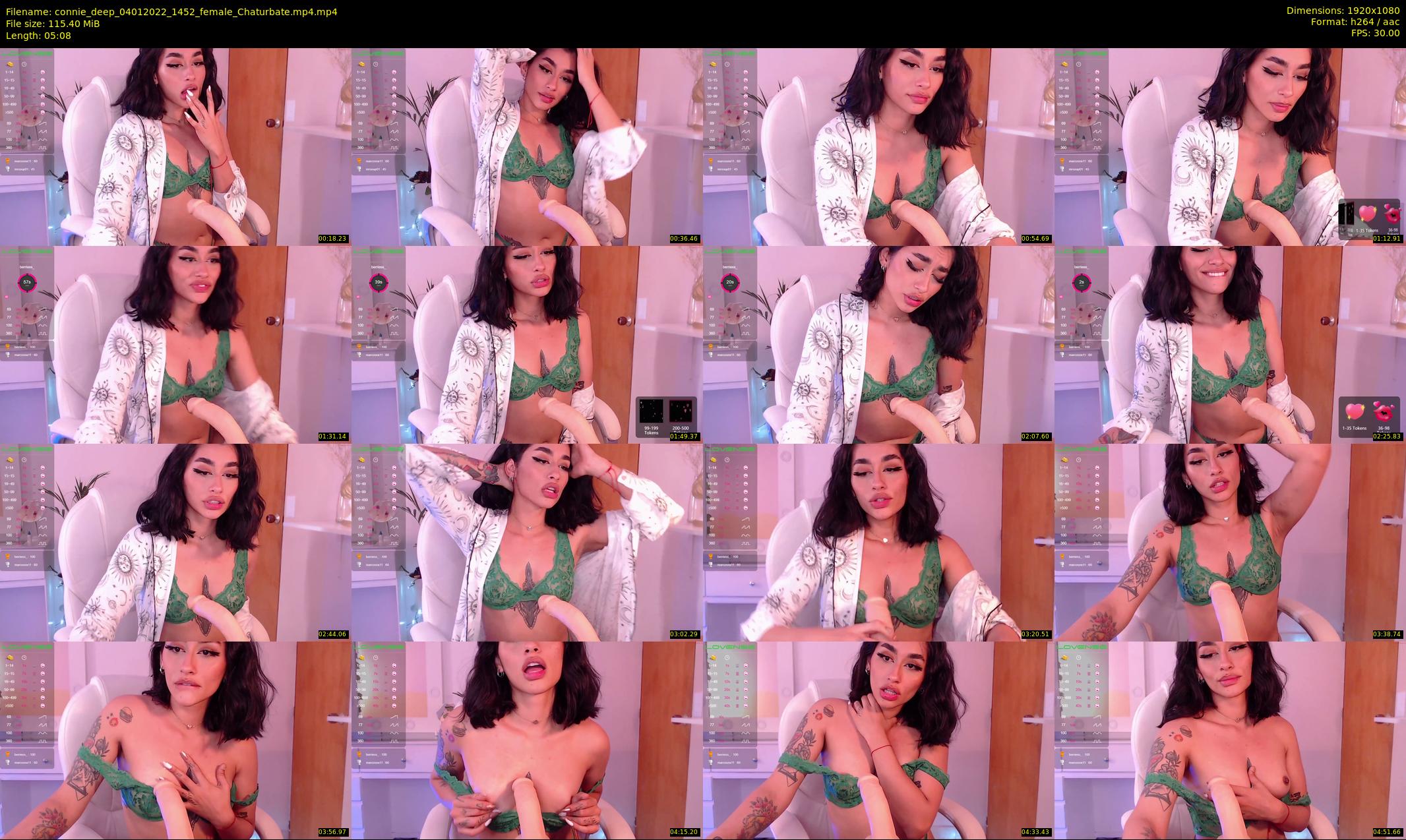 connie_deep — 6 minute Chaturbate female cam show recording, 1080p, Jan 4, 2022