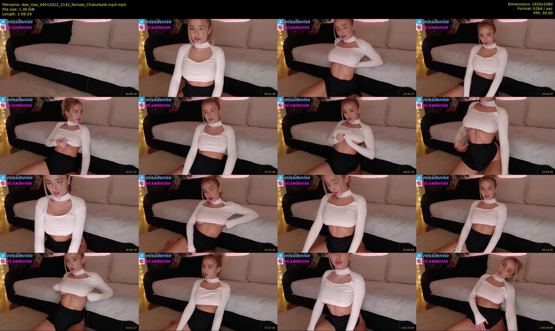 dee_nise — 70 minute Chaturbate female cam show recording, 1080p, Jan 4, 2022